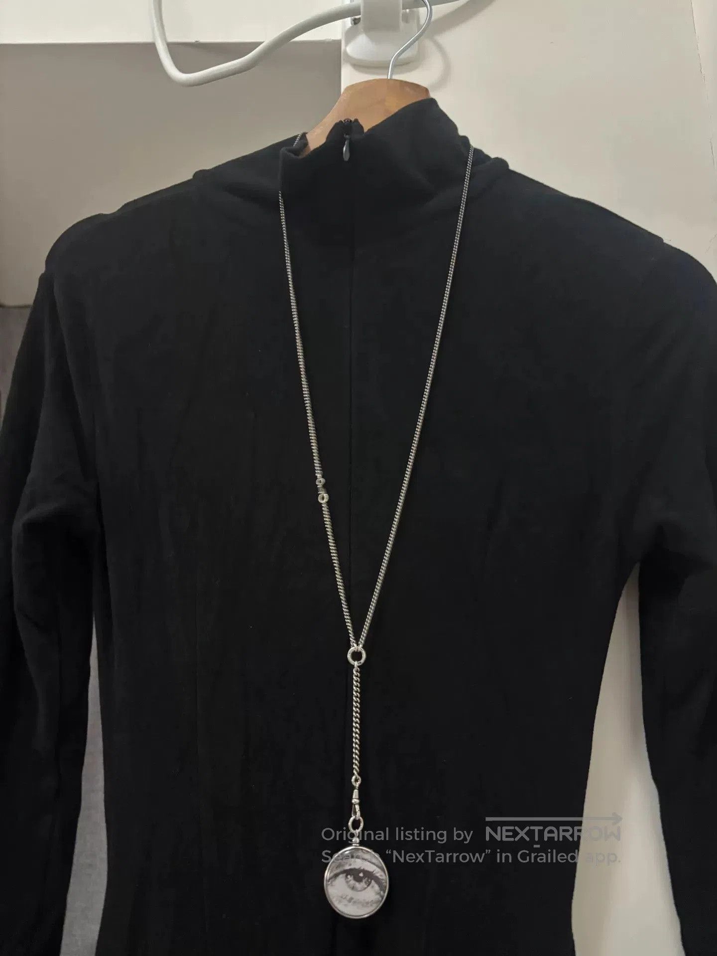 Ann Demeulemeester Ann Demeulemeester SS2008 Silver Eye Necklace. Size ONE SIZE - 8 Thumbnail