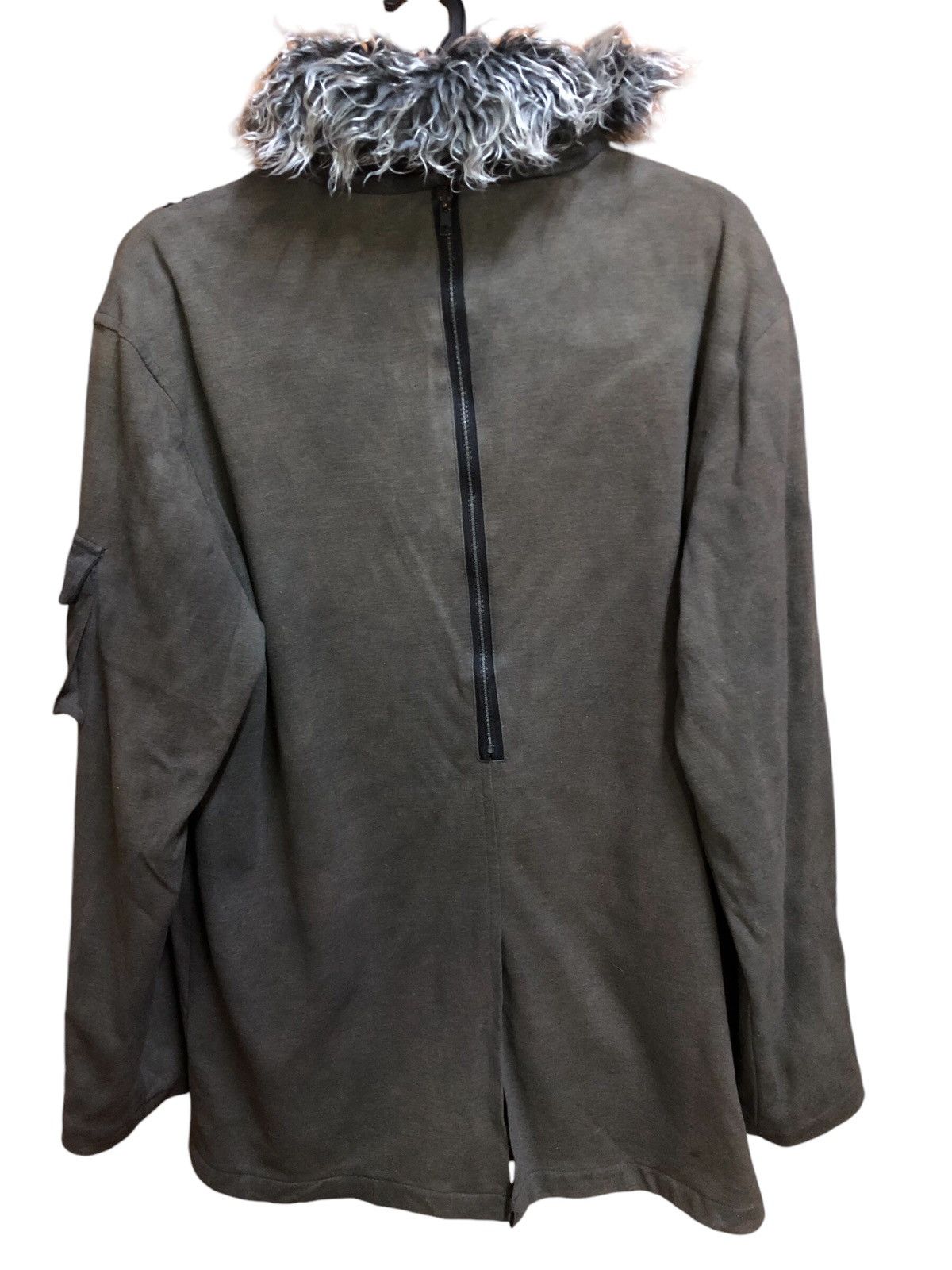 In the attic apocalypse Faux fur collar jacket