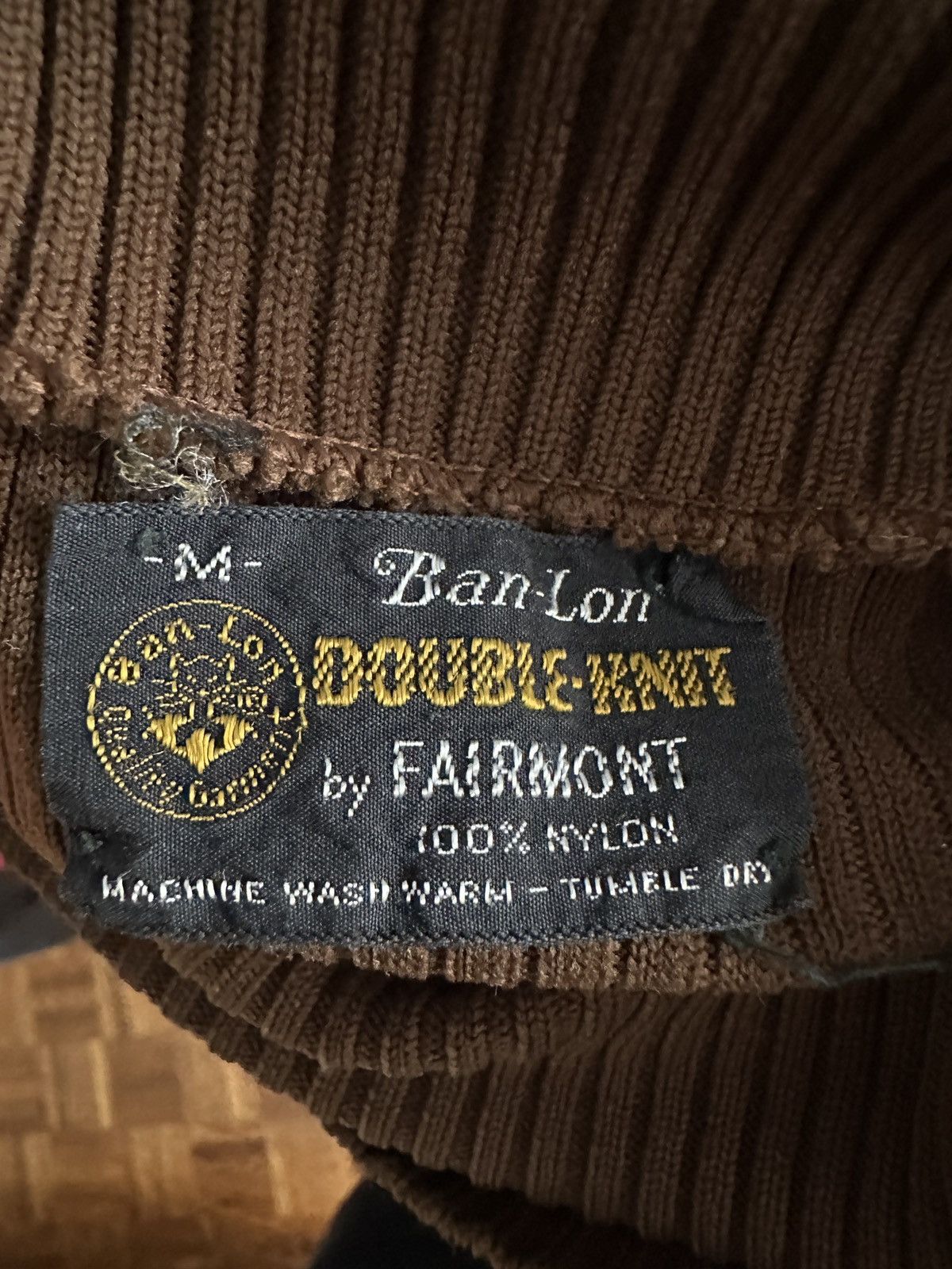 Vintage Vintage 60s Ribbed Turtleneck Sweater Size M / US 6-8 / IT 42-44 - 2 Thumbnail