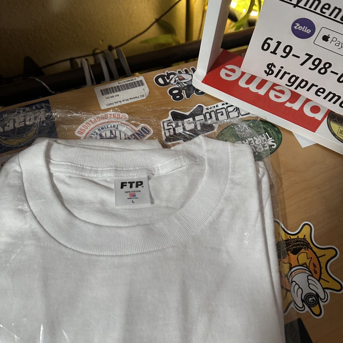 Fuck The Population FTP unrealeased tee white L Size US L / EU 52-54 / 3 - 3 Thumbnail