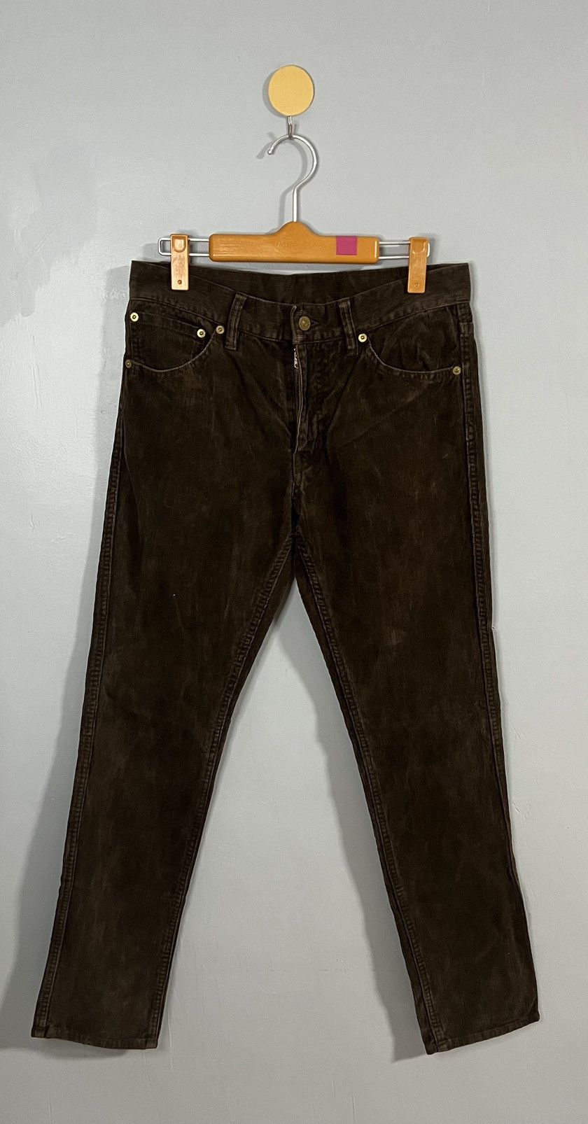 Visvim Visvim mud dyed corduroy casual pants workwear Size US 31 - 1 Thumbnail