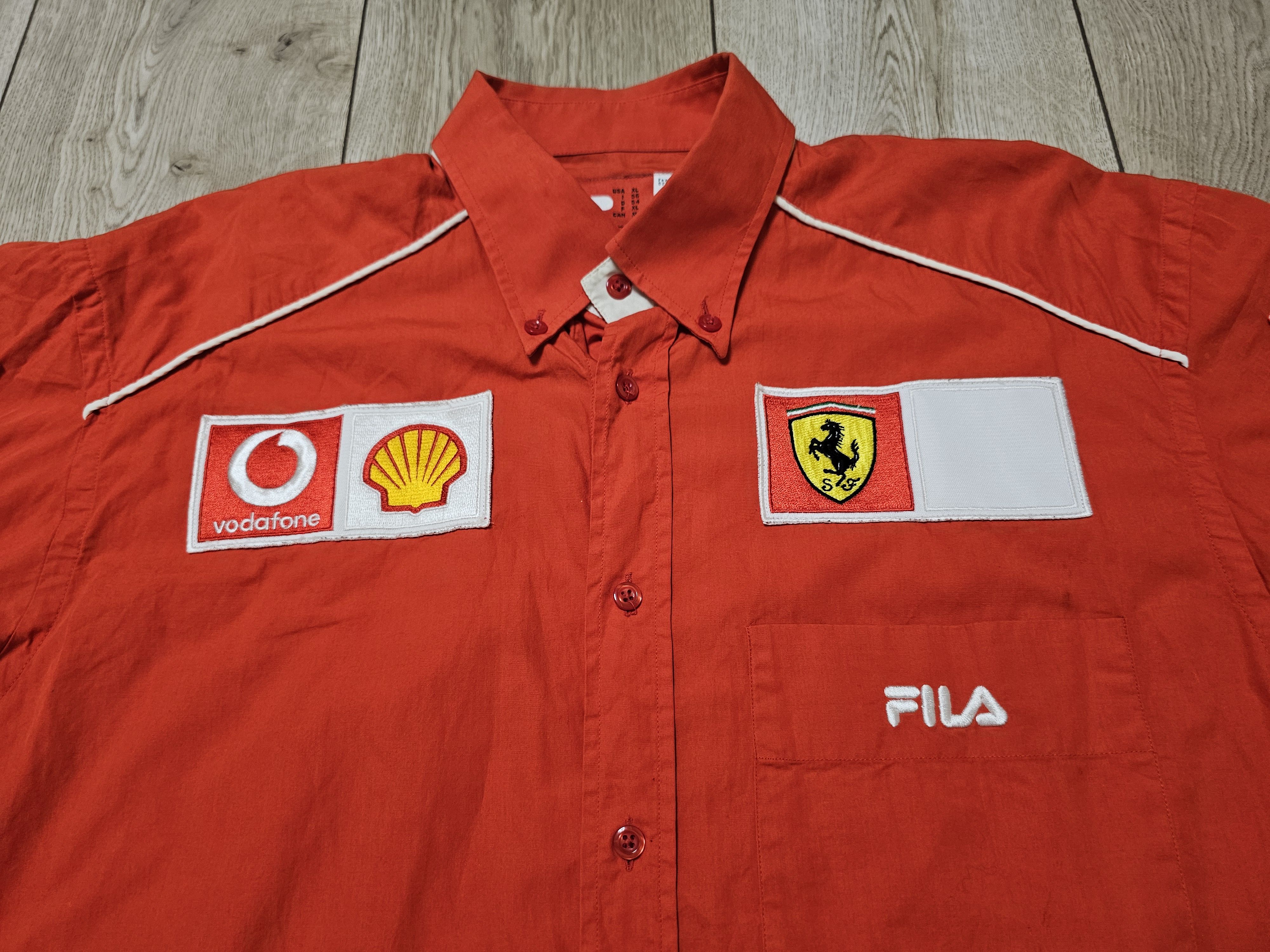 Vintage FILA FERRARI VINTAGE SHIRT F1 CLASSIC BUTTON SHIRT RARE Size US XL / EU 56 / 4 - 3 Thumbnail