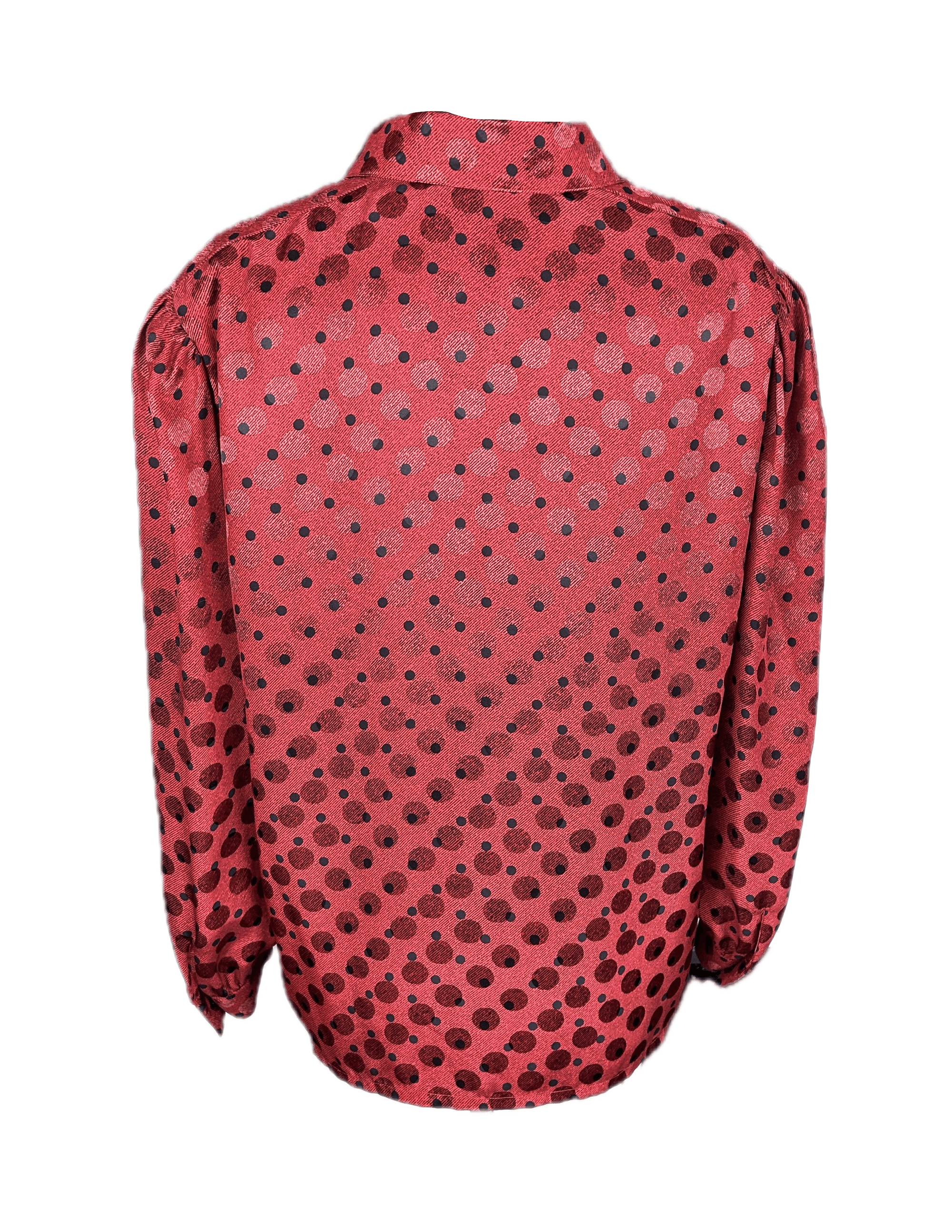 Louis Feraud 1980's Louis Féraud Luxury Blouse Size M / US 6-8 / IT 42-44 - 3 Thumbnail