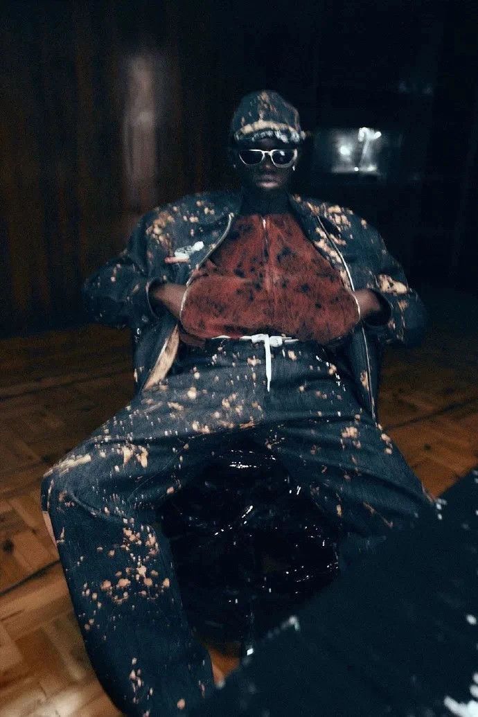 Song For The Mute song for the mute denim jacket with badges Size US L / EU 52-54 / 3 - 9 Thumbnail