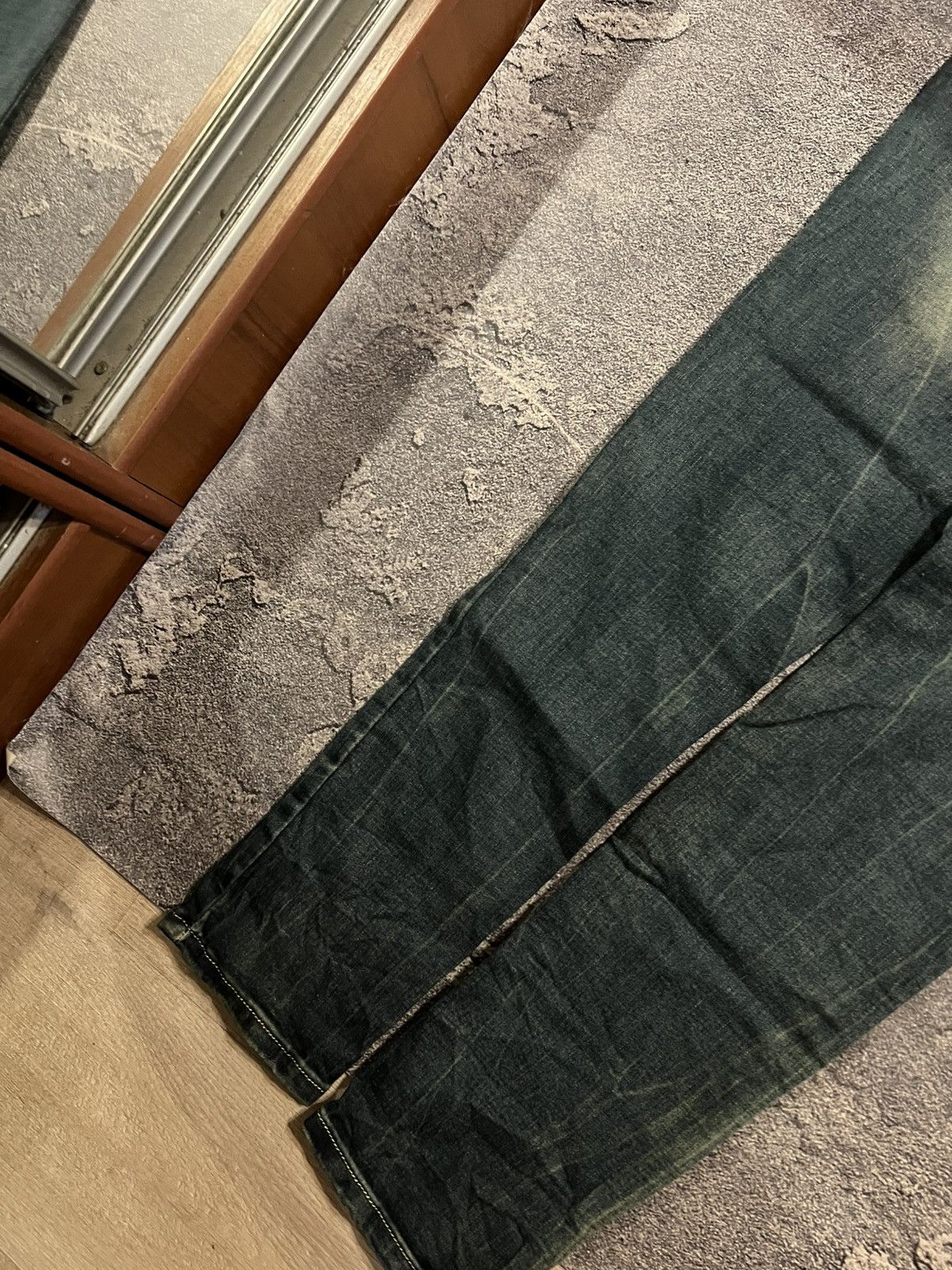 Vintage If Six Was Nine Style / Washed Glamour / Gothic Jeans 90s Size US 32 / EU 48 - 3 Thumbnail