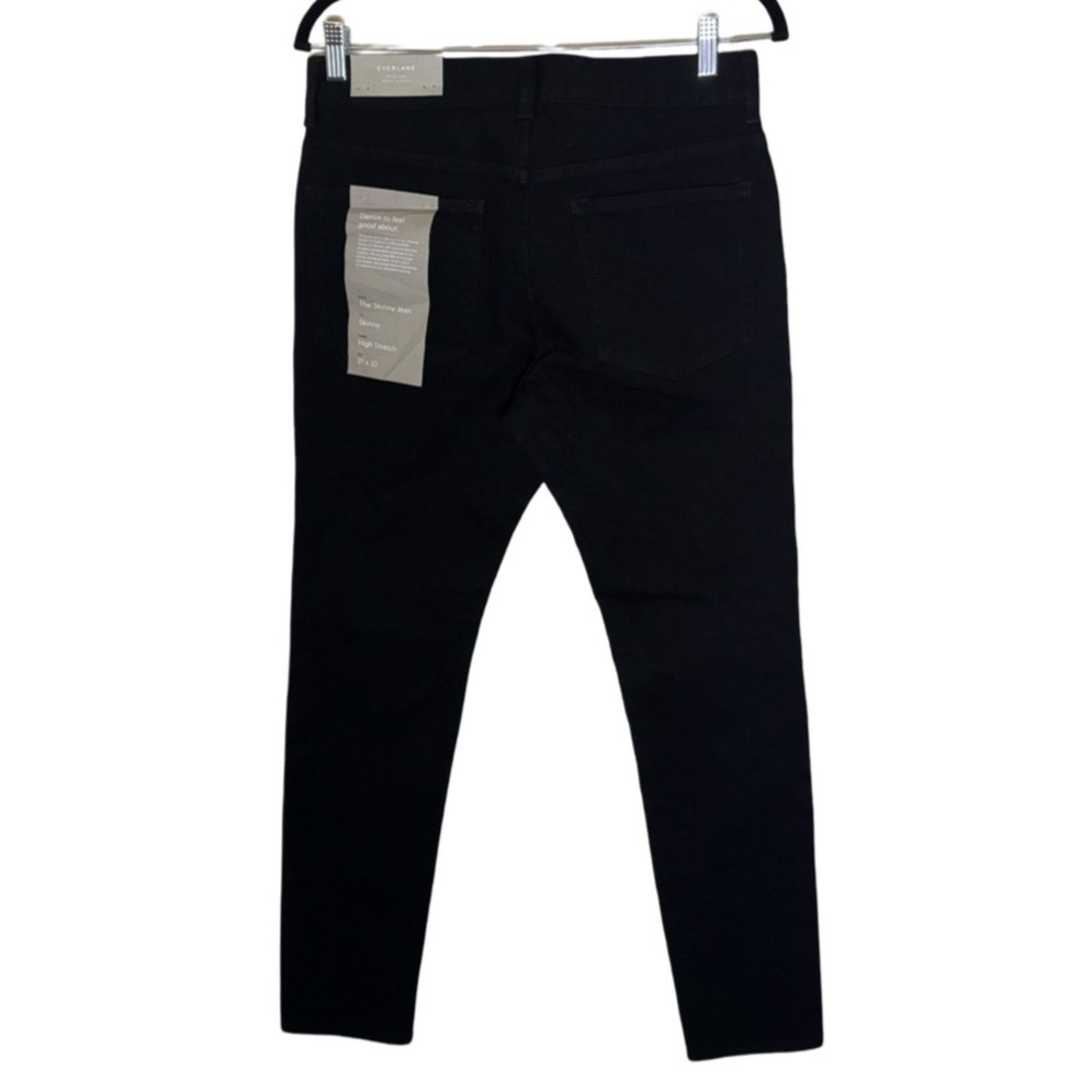 Everlane Everlane Uniform Performance Skinny Fit Denim Jeans - 31x32 Size US 31 - 5 Thumbnail