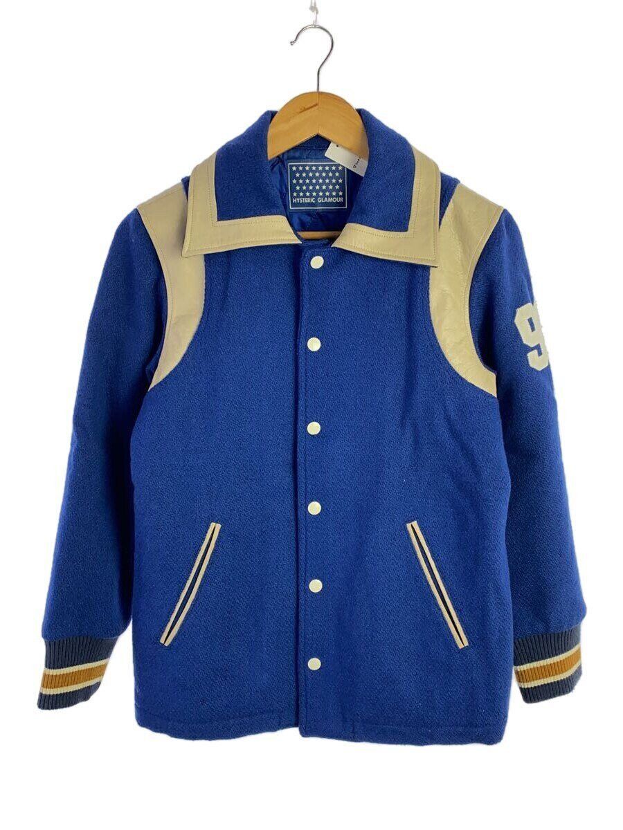 Hysteric Glamour Wool Varsity Jacket Blouson Blue