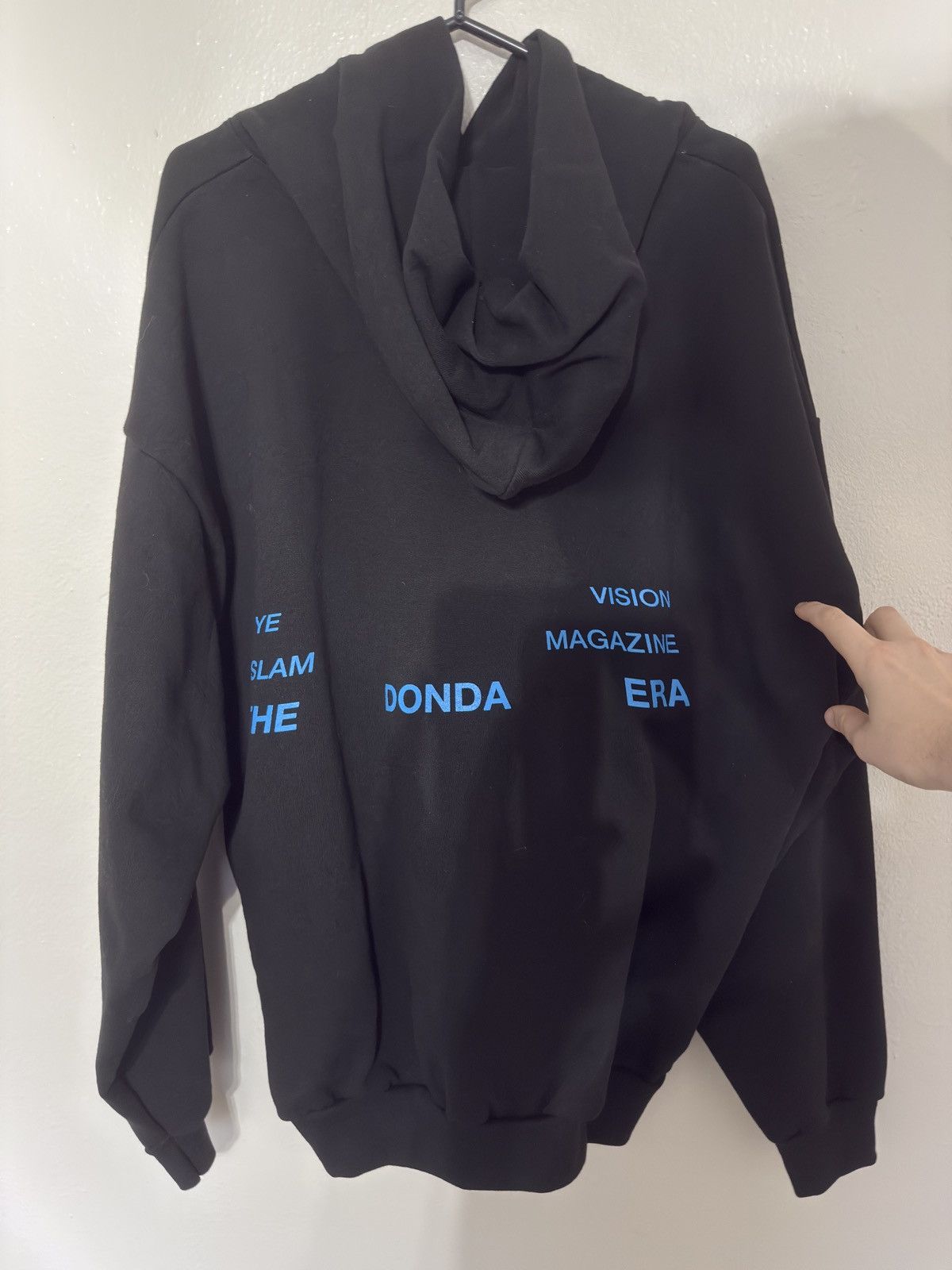 Kanye West kanye west donda doves slam hoodie yeezy black