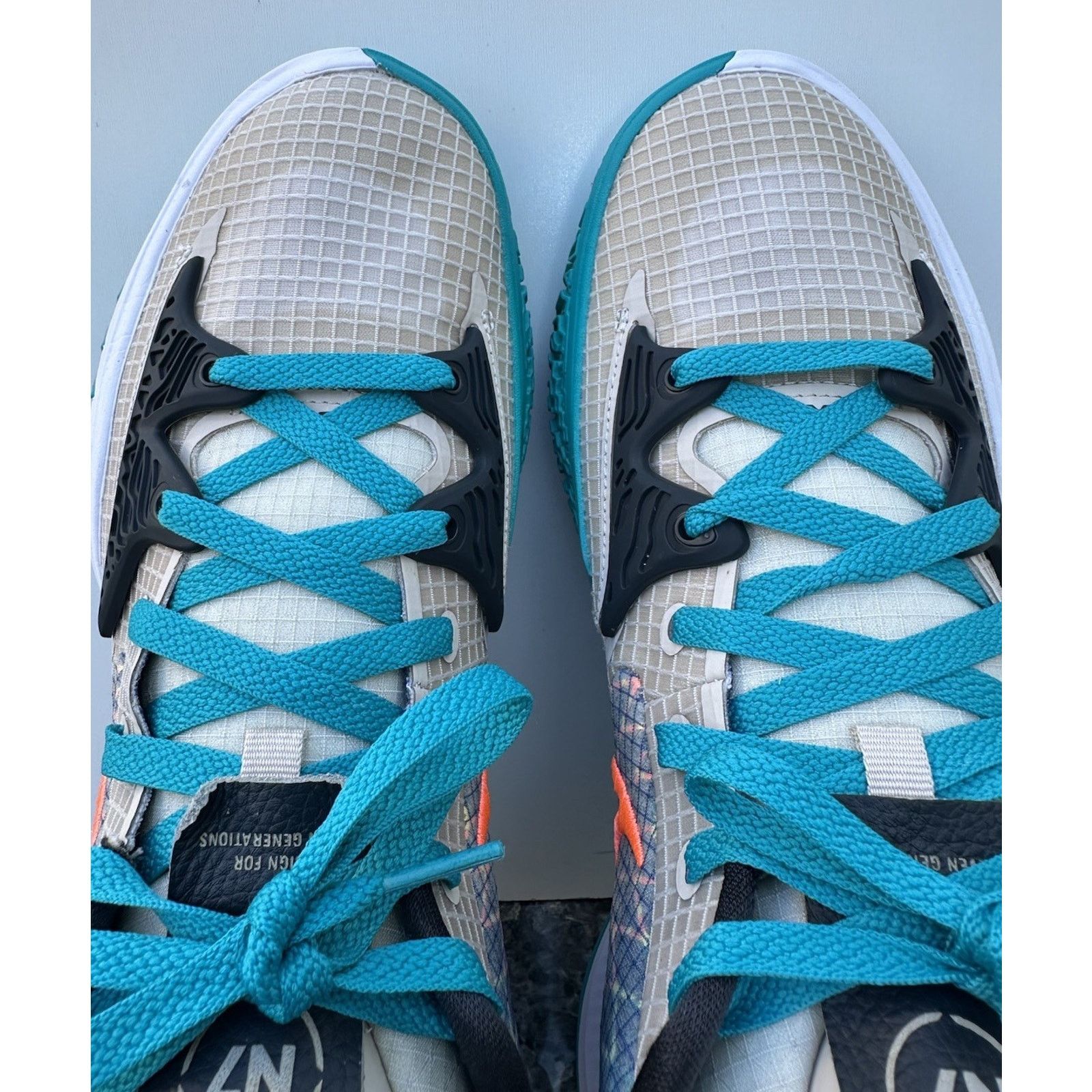 Nike RARE Nike Kyrie Low 4 N7 ID Sneakers DN2064-991 Men’s Sz 9.5 Size US 9.5 / EU 42-43 - 5 Thumbnail