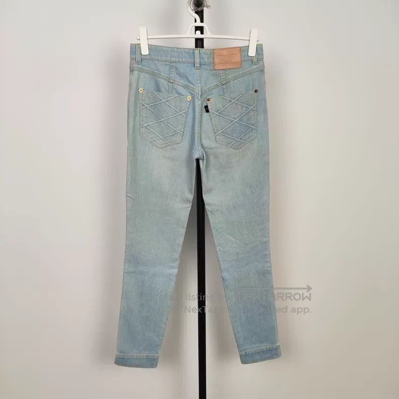 Louis Vuitton Louis Vuitton Light blue washed and worn jeans Size 36" / US 14 / IT 50 - 2 Thumbnail