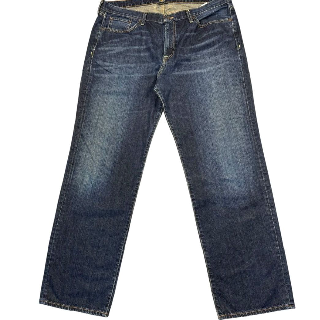 Lucky Brand Lucky Brand Jeans 361 Vintage Straight Leg Dark Wash Denim Skater Casual Mens Jeans 40 Regular Blue 34in Inseam Size US 40 / EU 56 - 5 Thumbnail
