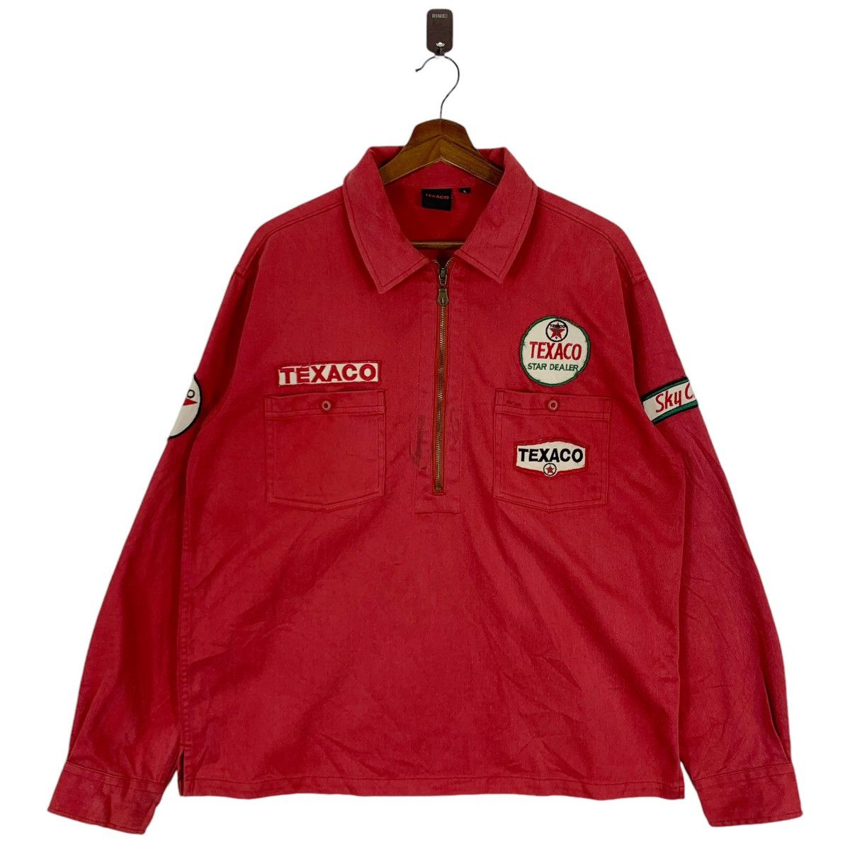 Vintage VINTAGE TEXACO BRAND OIL STAFF WORKER JACKET Size US L / EU 52-54 / 3 - 1 Thumbnail