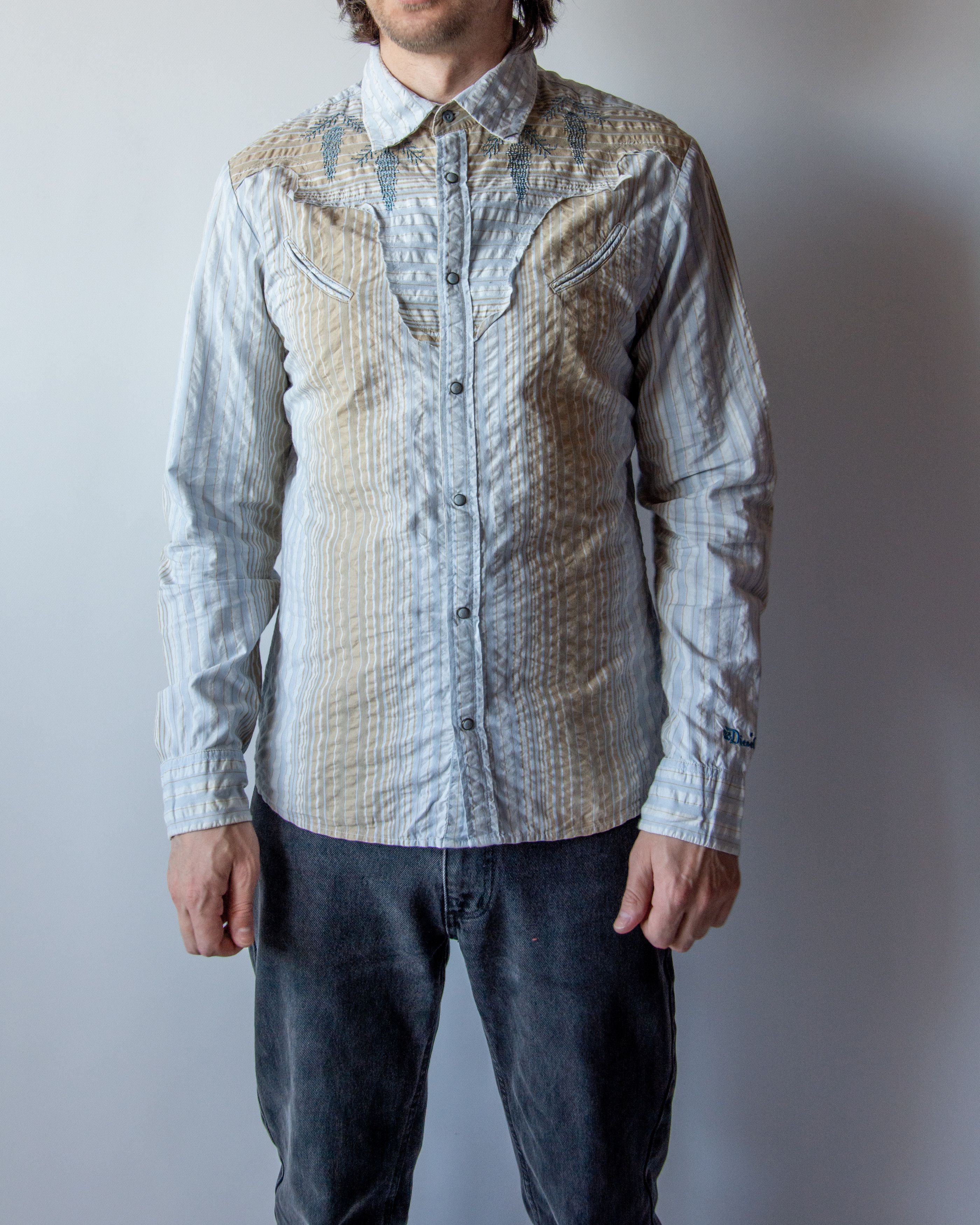 Diesel Diesel vintage embroidered shirt Size US M / EU 48-50 / 2 - 4 Thumbnail