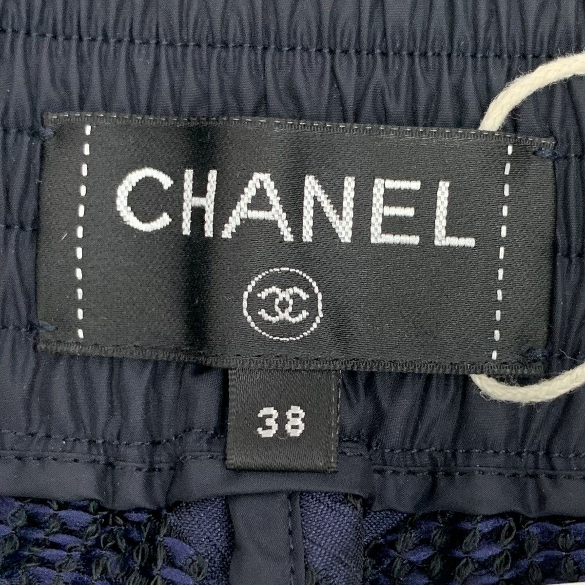Chanel Chanel Dark Blue Diamond Check Casual Pants K26WX Size 26" / US 2 / IT 38 - 6 Thumbnail