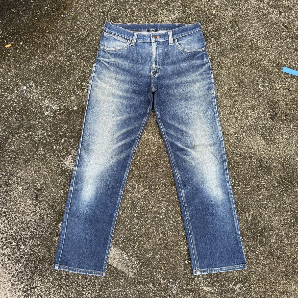 VINTAGE WRANGLER MUD WASHED DENIM JEAN PANTS