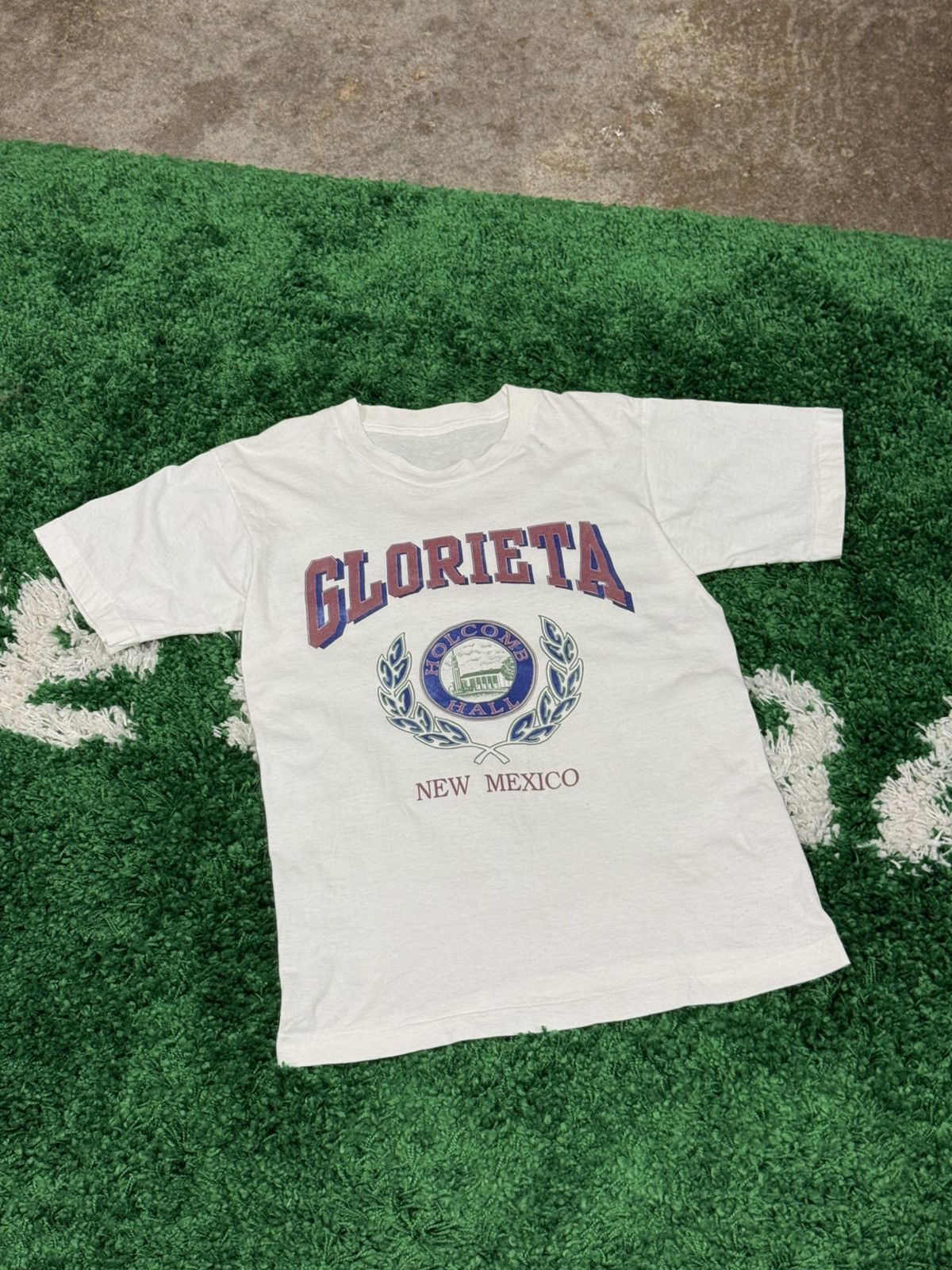 Vintage Vintage White Glorieta New Mexico Tee Shirt Hall Retro Size US M / EU 48-50 / 2 - 1 Thumbnail