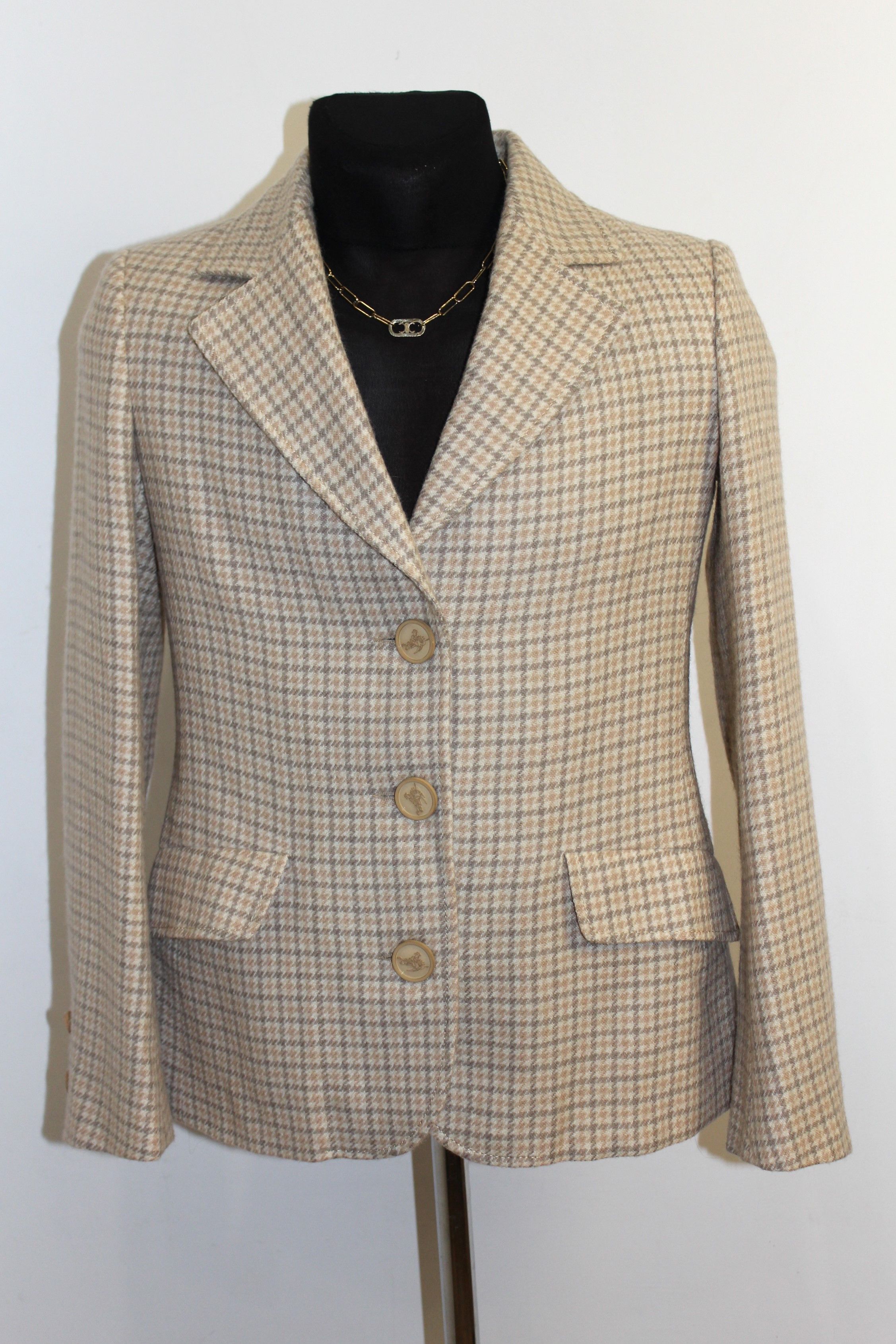 Burberry Women's BURBERRY Tweed blazer jacket Size S / US 4 / IT 40 - 2 Thumbnail