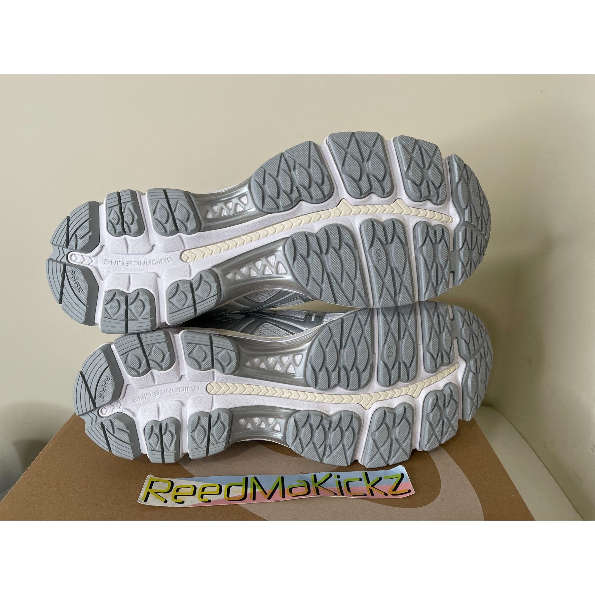 Asics Asics Gel Kayano 12.1 White Pure Silver Mens 7.5us Size US 7.5 / EU 40-41 - 6 Thumbnail