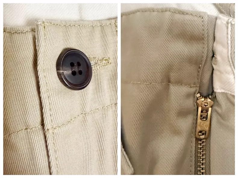 Visvim Beige Jumbo Pastoral Braces Shorts for Summer-2506 Size US 26 / EU 42 - 5 Thumbnail