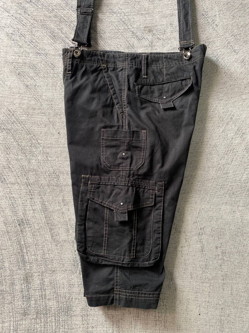 semanticdesign Semantic Design Japan Tactical Cargo Shorts With Suspenders Size US 34 / EU 50 - 8 Thumbnail