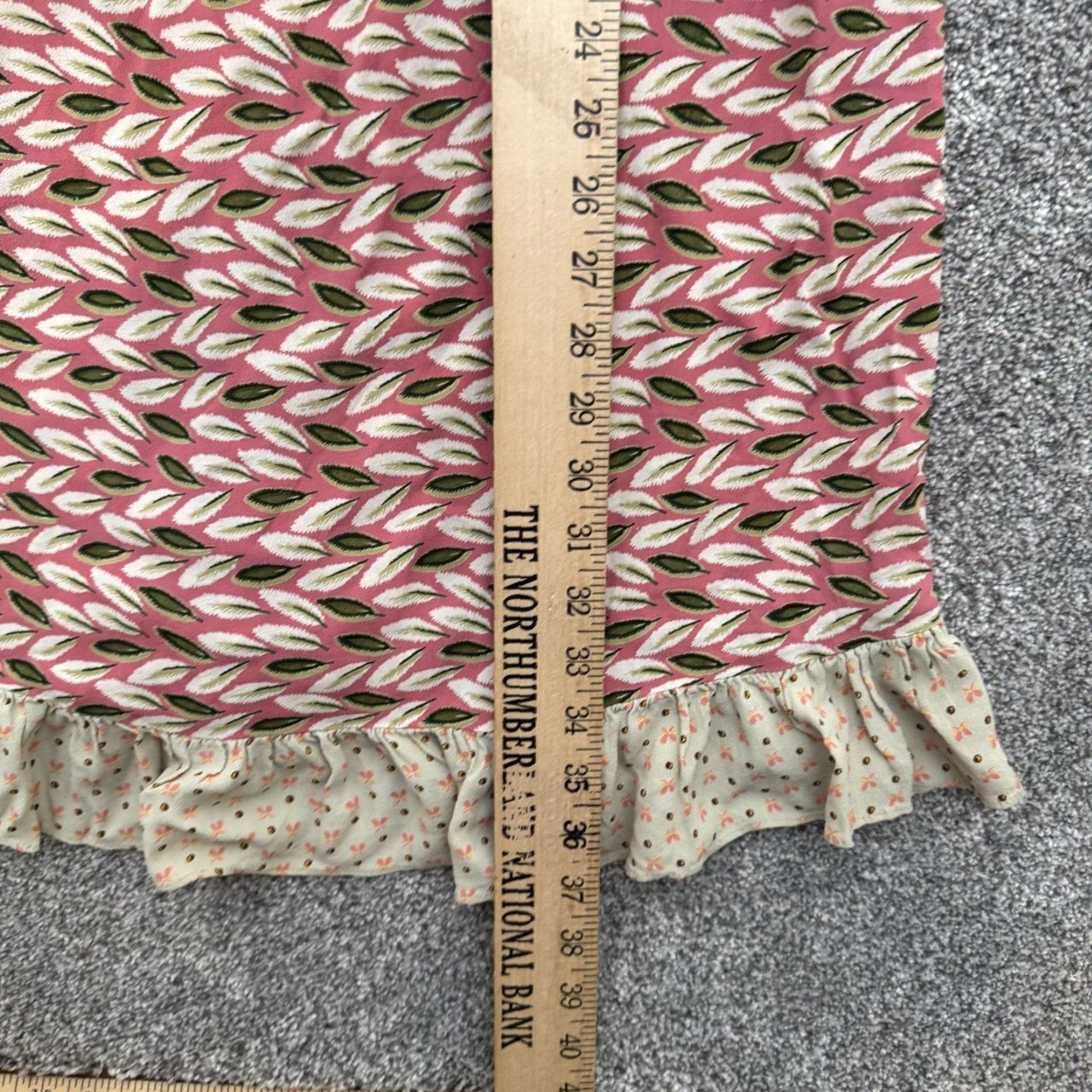 Vintage VINTAGE Zoe Slip Dress S Women's Sleeveless Pink Knee Length Ruffle 90s Y2K Fairycore Cottagecore Boho Indie Coquette Summer Spring Dress Size S / US 4 / IT 40 - 2 Thumbnail