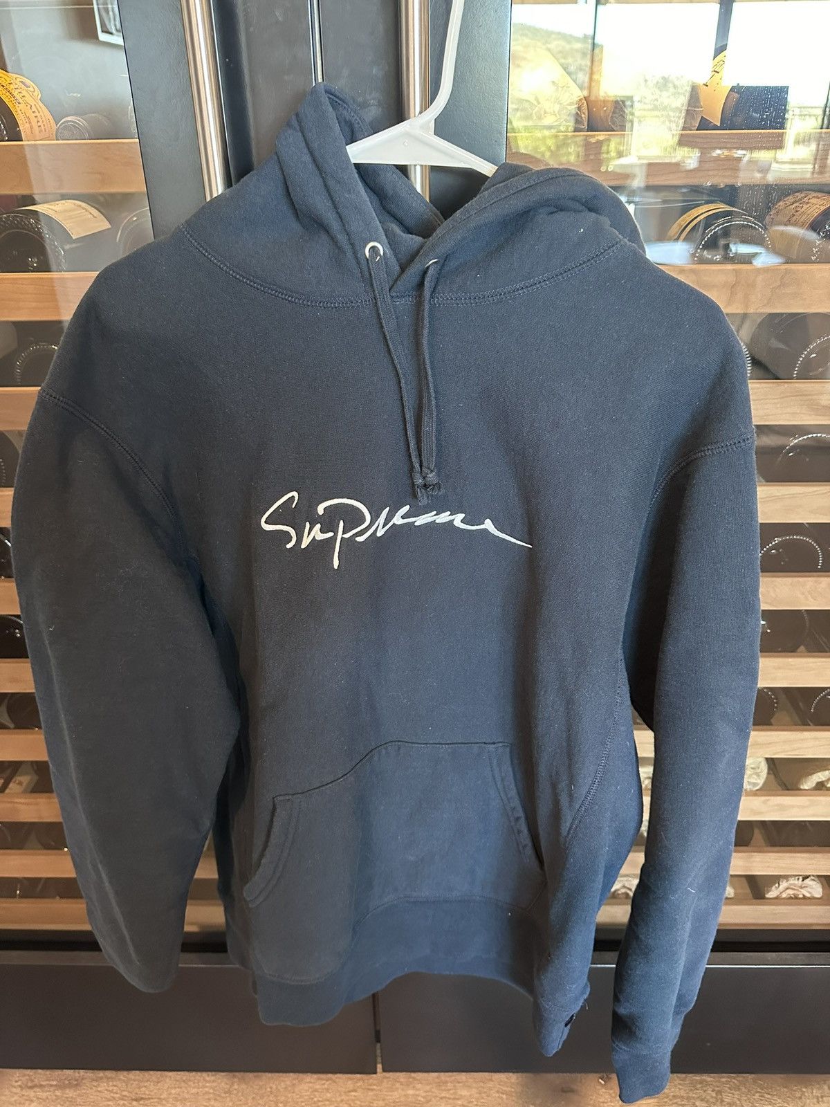 Supreme Supreme Classic Script Hooded Sweatshirt | Grailed