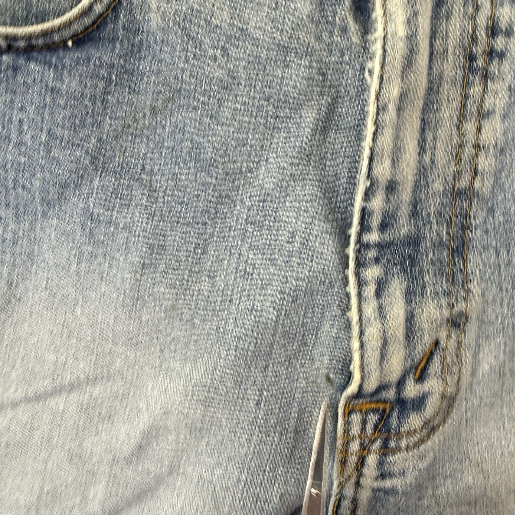 Nautica VINTAGE Nautica Shorts Mens 30 Blue Denim Bermuda Cargo Pocket Baggy 10" 90s USA Mens Size US 30 / EU 46 - 5 Thumbnail