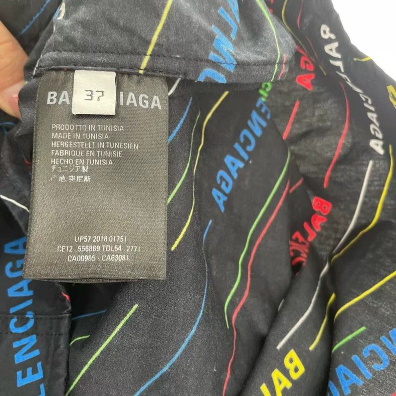 Balenciaga Balenciaga size 37 Black full print jacket Size US S / EU 44-46 / 1 - 6 Thumbnail