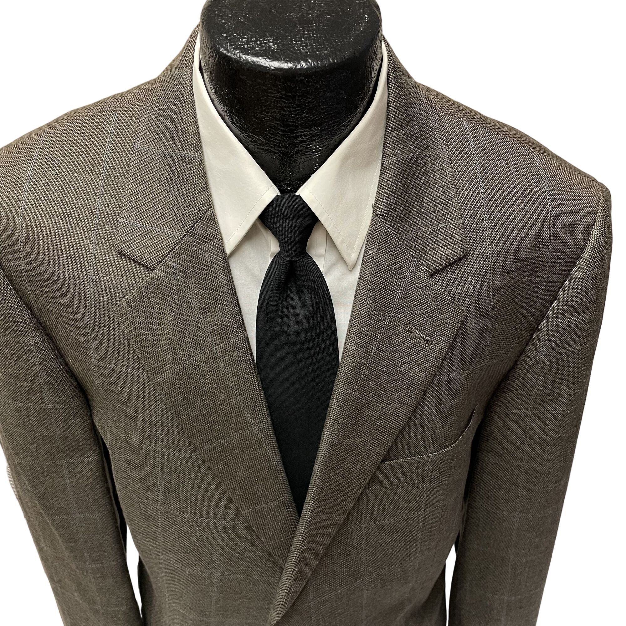 Jos A Bank Sport Coat Blue OVERCHECK Silk Camel Hair Jacket