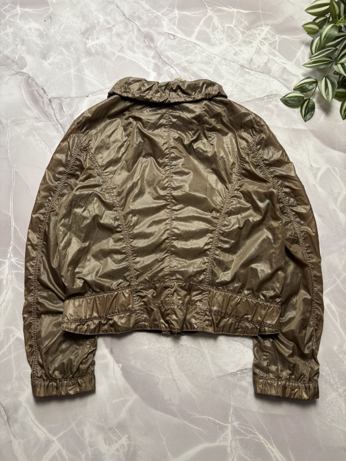 Other Marc Cain Reversible Nylon Jacket Brown / Leopard Print Size M / US 6-8 / IT 42-44 - 8 Thumbnail