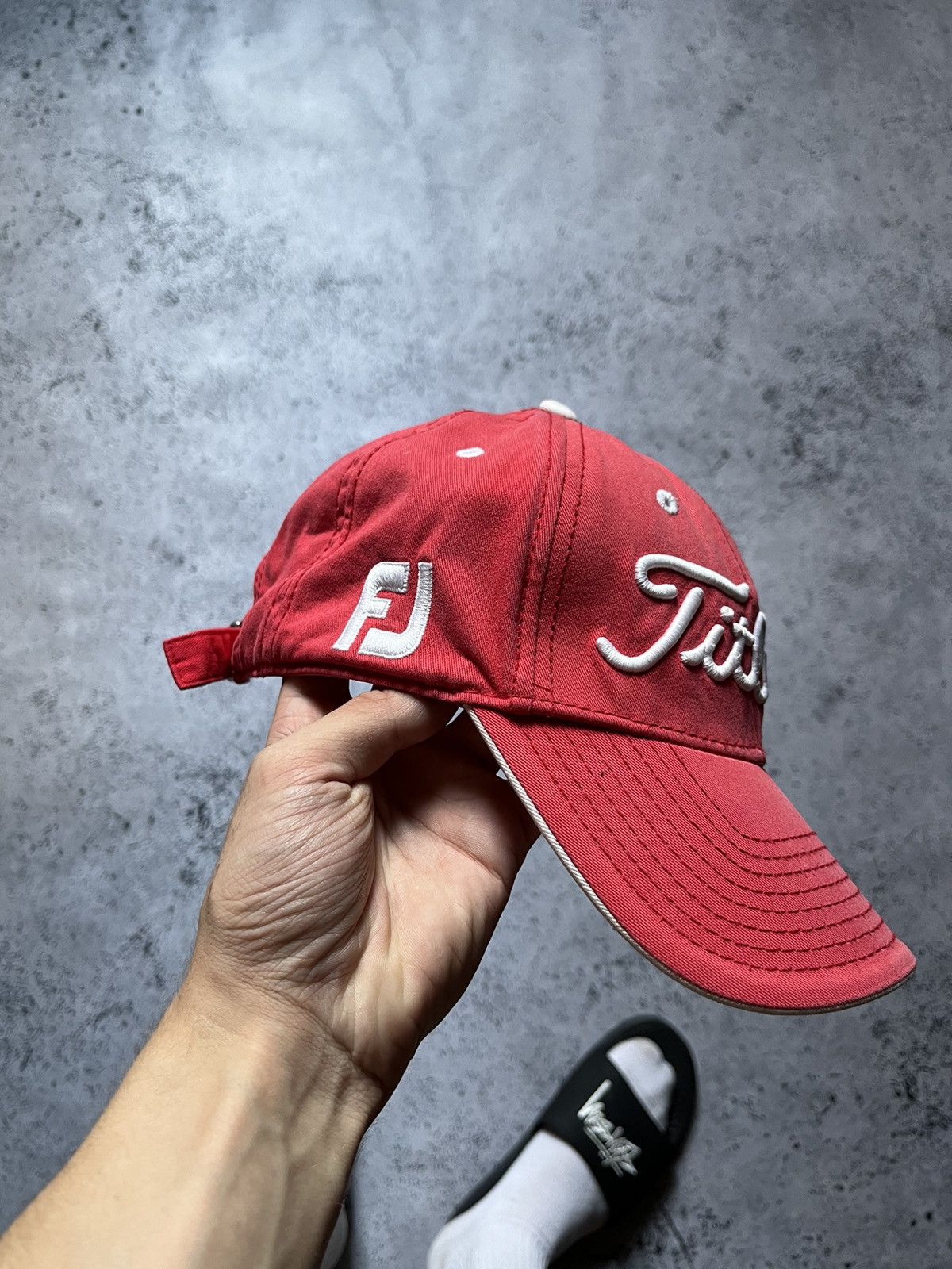 Vintage Vintage Fitleist Spell Out Cap Rap Hats Y2K USA Style Size ONE SIZE - 2 Thumbnail