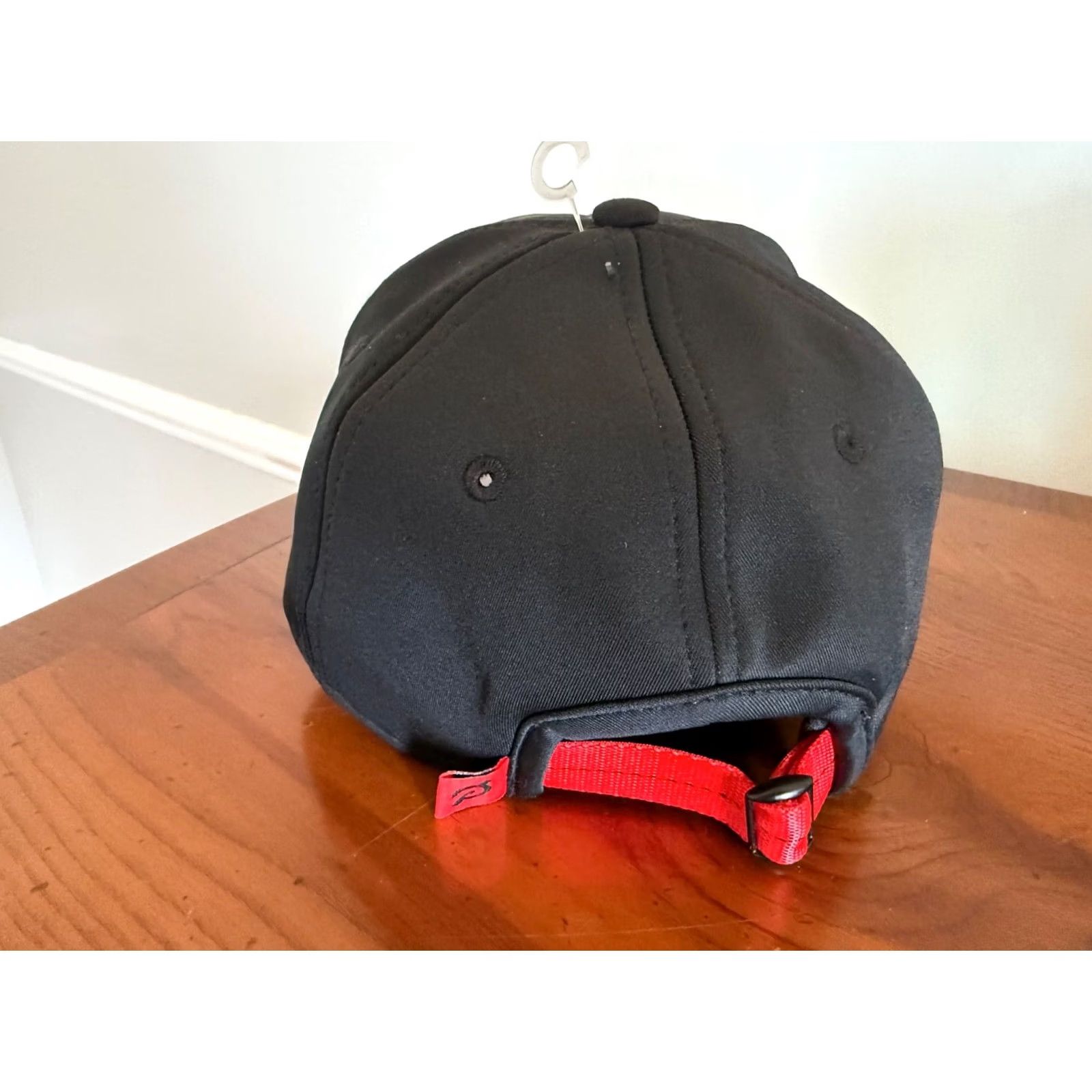 Spell Peloton Black Hat Baseball Cap Adjustable Red Strap OS Unisex Adults Shirt? Size ONE SIZE - 3 Thumbnail