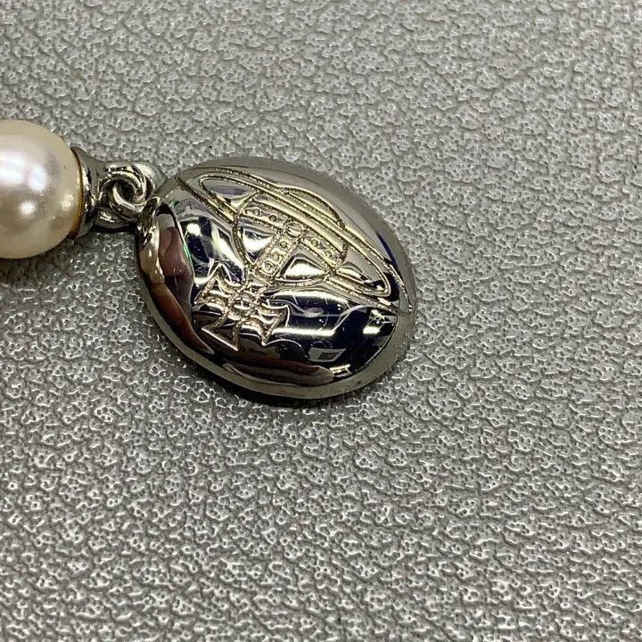 Vivienne Westwood Vivienne Westwood Loelia Pearl Ceramic Necklace Size ONE SIZE - 6 Thumbnail