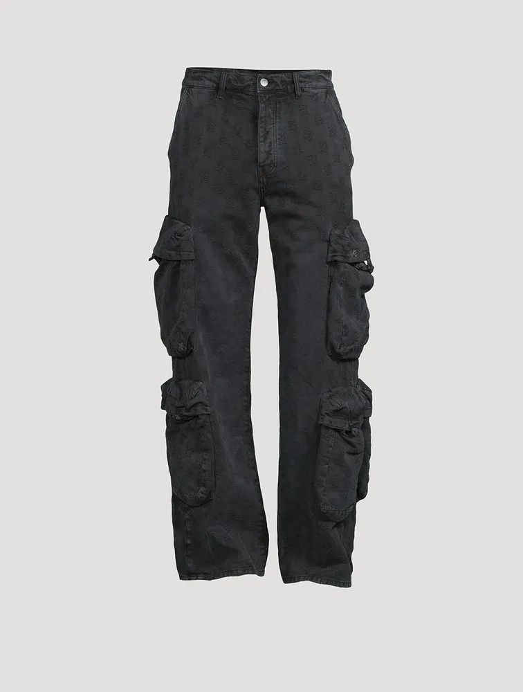 Amiri o1y0525 Cargo Denim Pant in Black Size US 38 / EU 54 - 1 Thumbnail