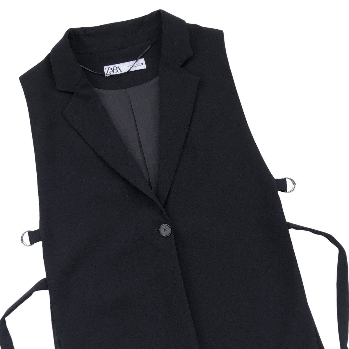Zara Zara Open Side Long Vest Designed Blazer Vest Jacket Size M / US 6-8 / IT 42-44 - 6 Thumbnail