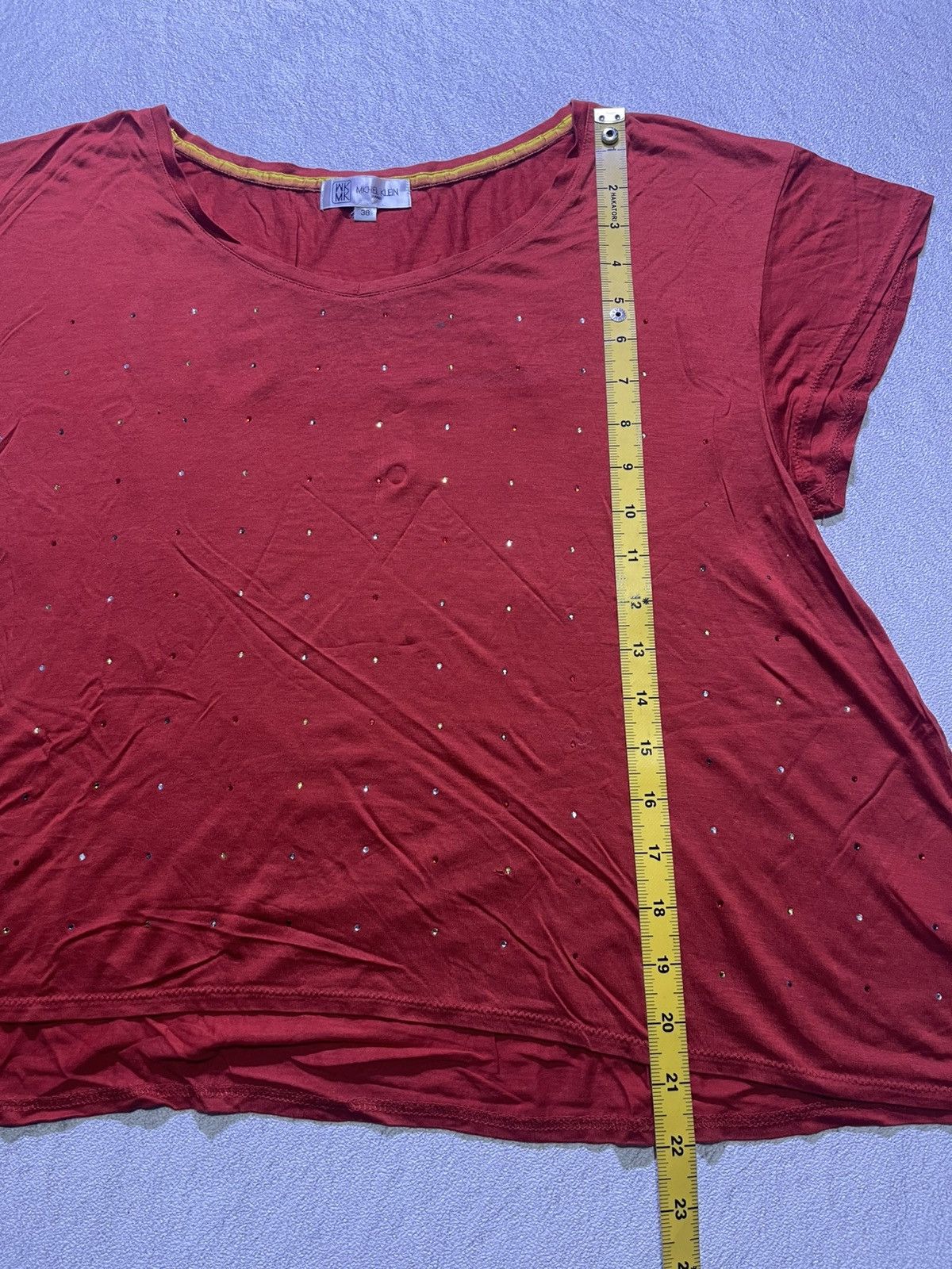 Hysteric Glamour Y2K MICHEL KLEIN short sleeve tshirt women's Size L / US 10 / IT 46 - 7 Thumbnail