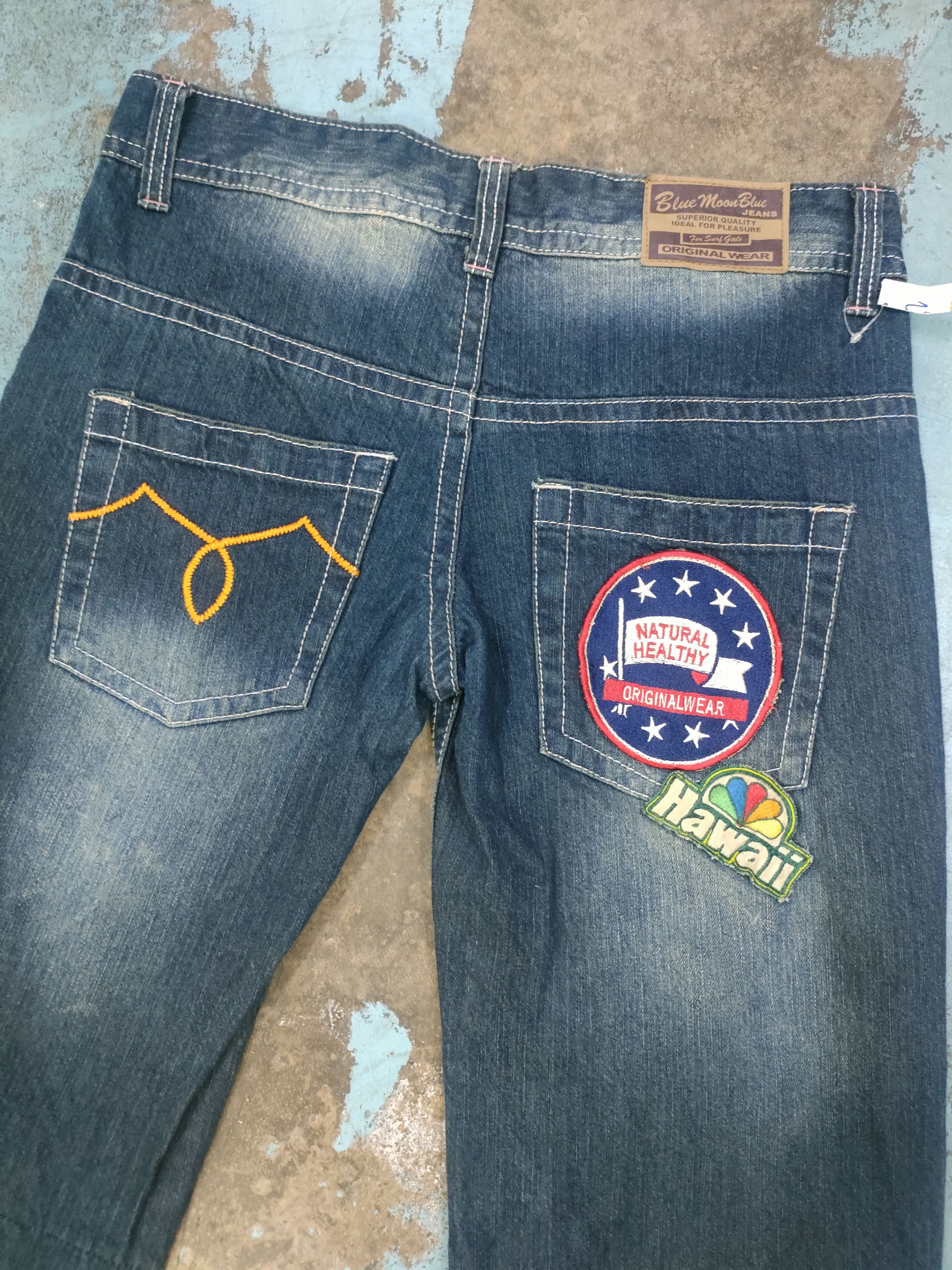 If Six Was Nine × Japanese Brand Blue Moon Blue Jeans Size US 32 / EU 48 - 5 Thumbnail
