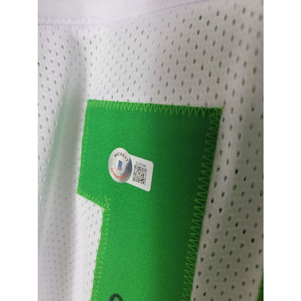 NCAA Bo Nix Autographed Football Jersey Authenticated White XL Size US XL / EU 56 / 4 - 2 Thumbnail