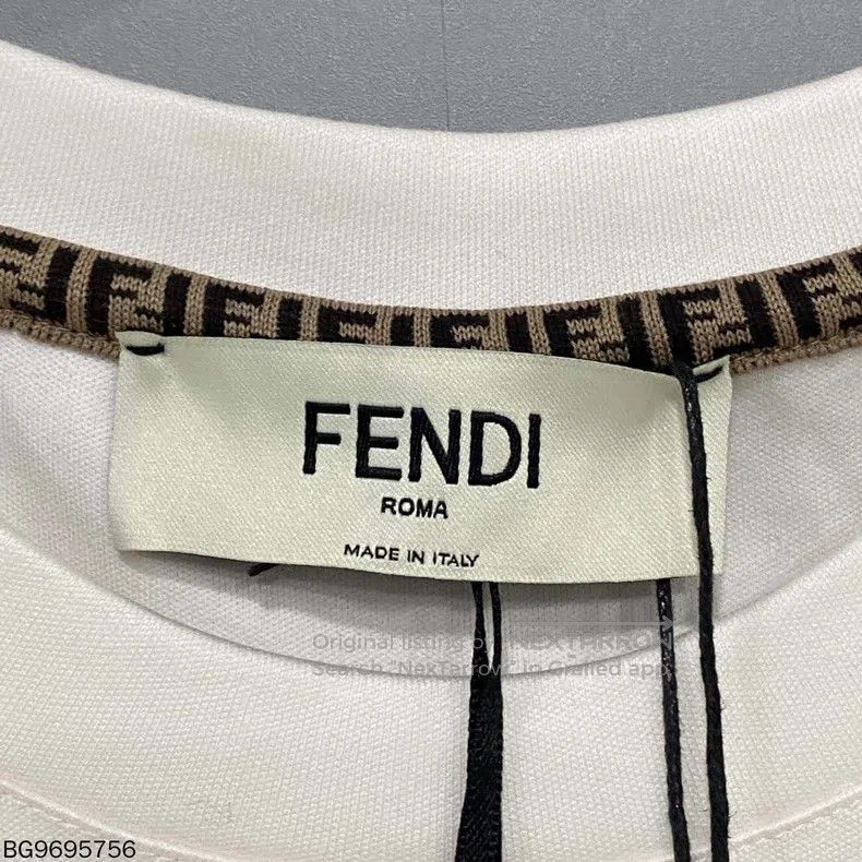 Fendi Fendi Short-sleeve top with double F small bag on cuff Size S / US 4 / IT 40 - 7 Thumbnail