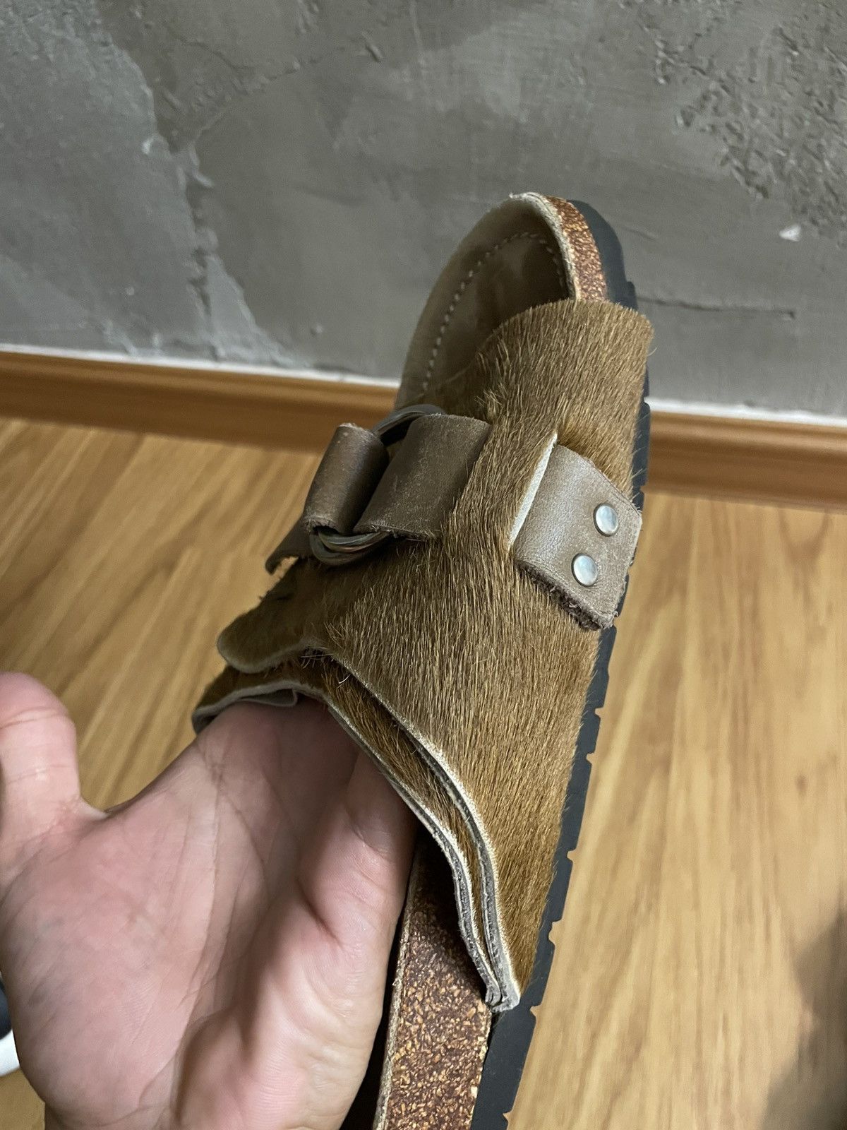 Sasquatchfabrix Sasquatchfabrix Leather Cow Skin Sandal Size US 9 / EU 42 - 12 Thumbnail