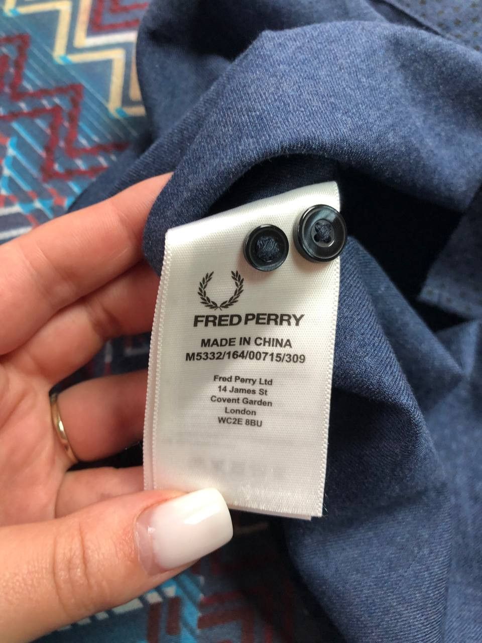 Fred Perry Vintage Y2K Fred Perry shirt black print streetwear Size US S / EU 44-46 / 1 - 3 Thumbnail