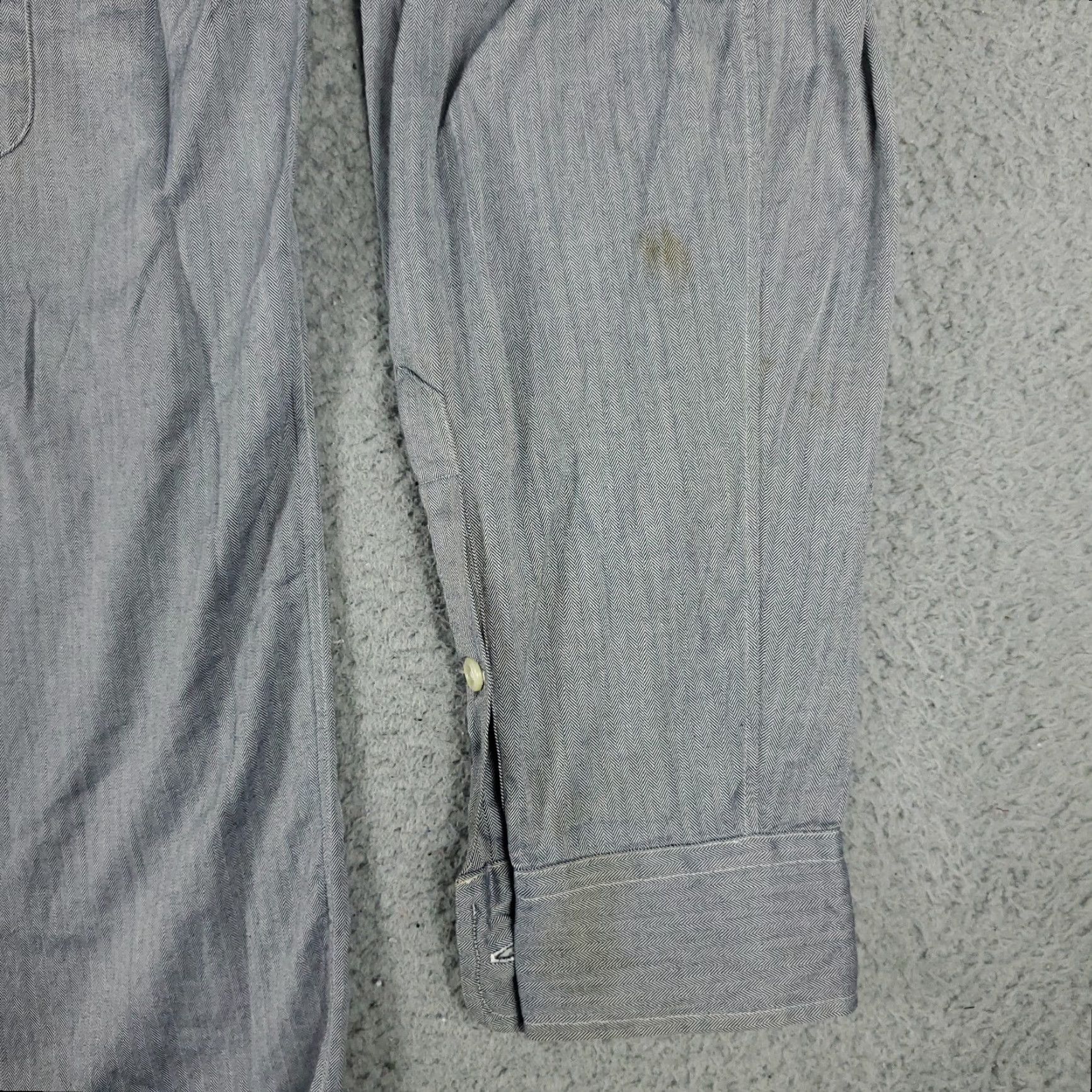 Ralph Lauren Ralph Lauren Gray Button-Up Shirt Mens Medium Long Sleeve Regular Fit Size US M / EU 48-50 / 2 - 3 Thumbnail