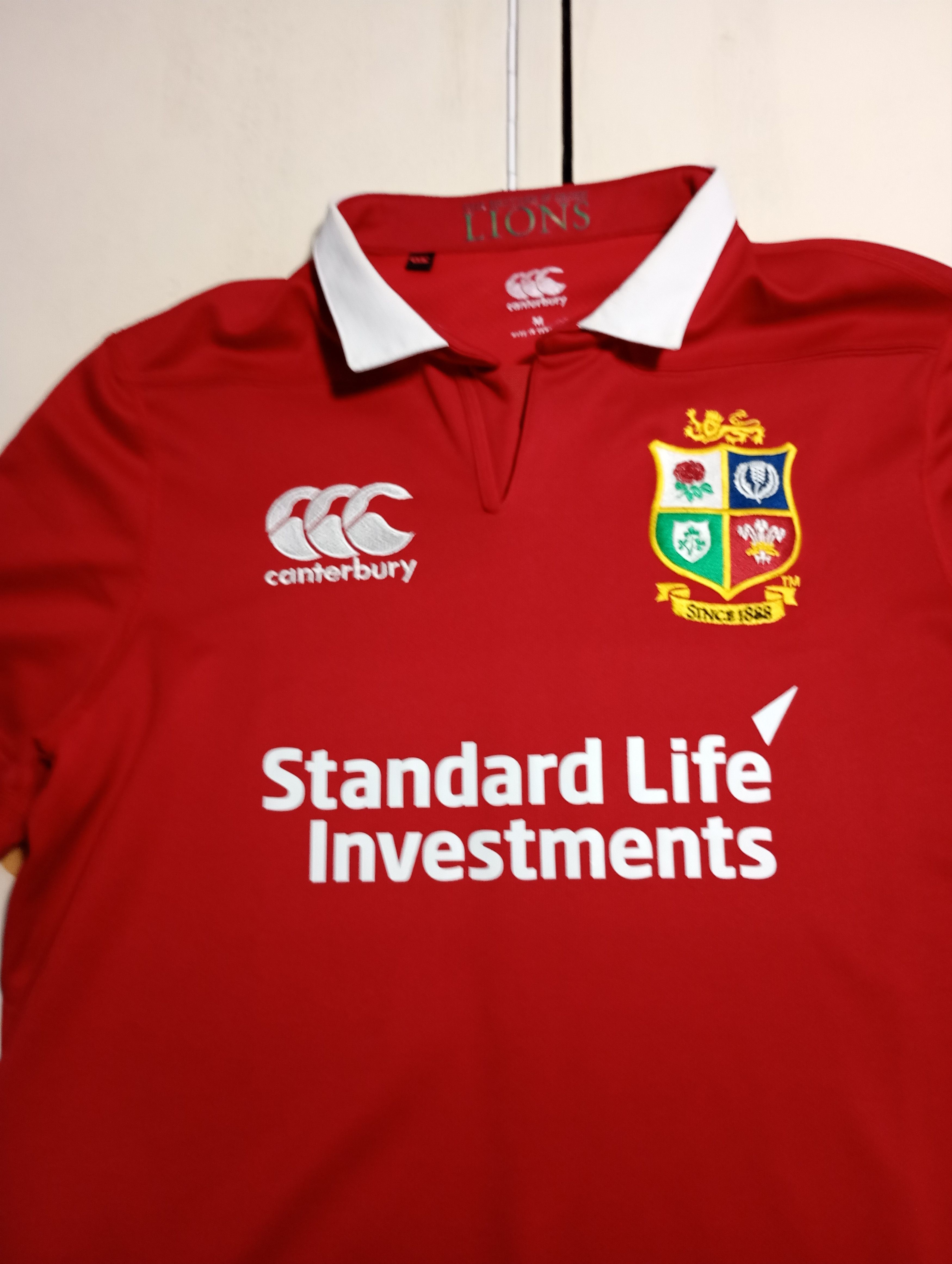 Canterbury of New Zealand British and Irish Lions 2017 Home Rugby Shirt Canterbury Size US M / EU 48-50 / 2 - 8 Thumbnail