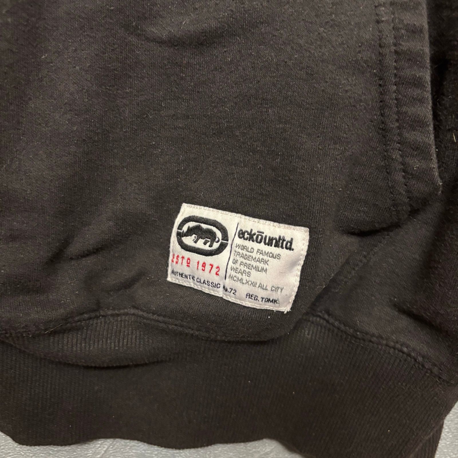 Ecko Unltd. Vintage 90's Ecko UNLTD Hoodie Streetwear XLT Pullover Block Size US XL / EU 56 / 4 - 9 Thumbnail