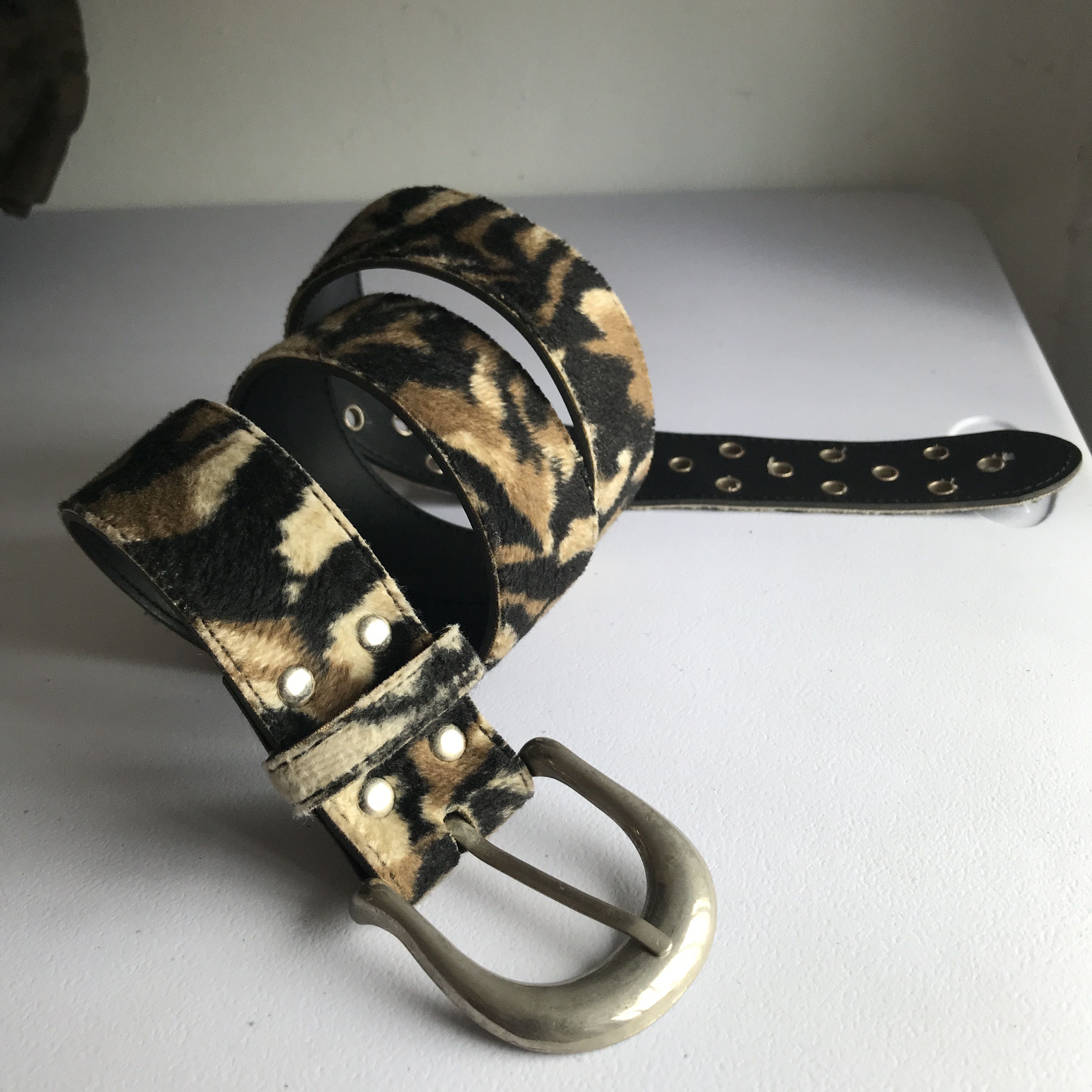 Japanese Brand Tiger pattern belt Size ONE SIZE - 7 Thumbnail