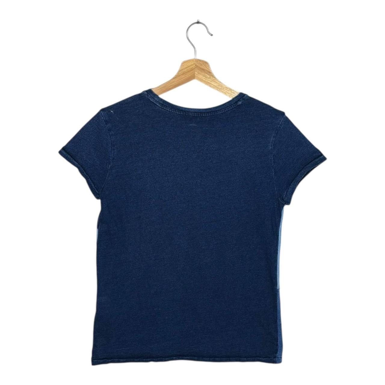 Polo Ralph Lauren Polo Ralph Lauren Patchwork Denim Logo Tee - Size S Size S / US 4 / IT 40 - 2 Thumbnail