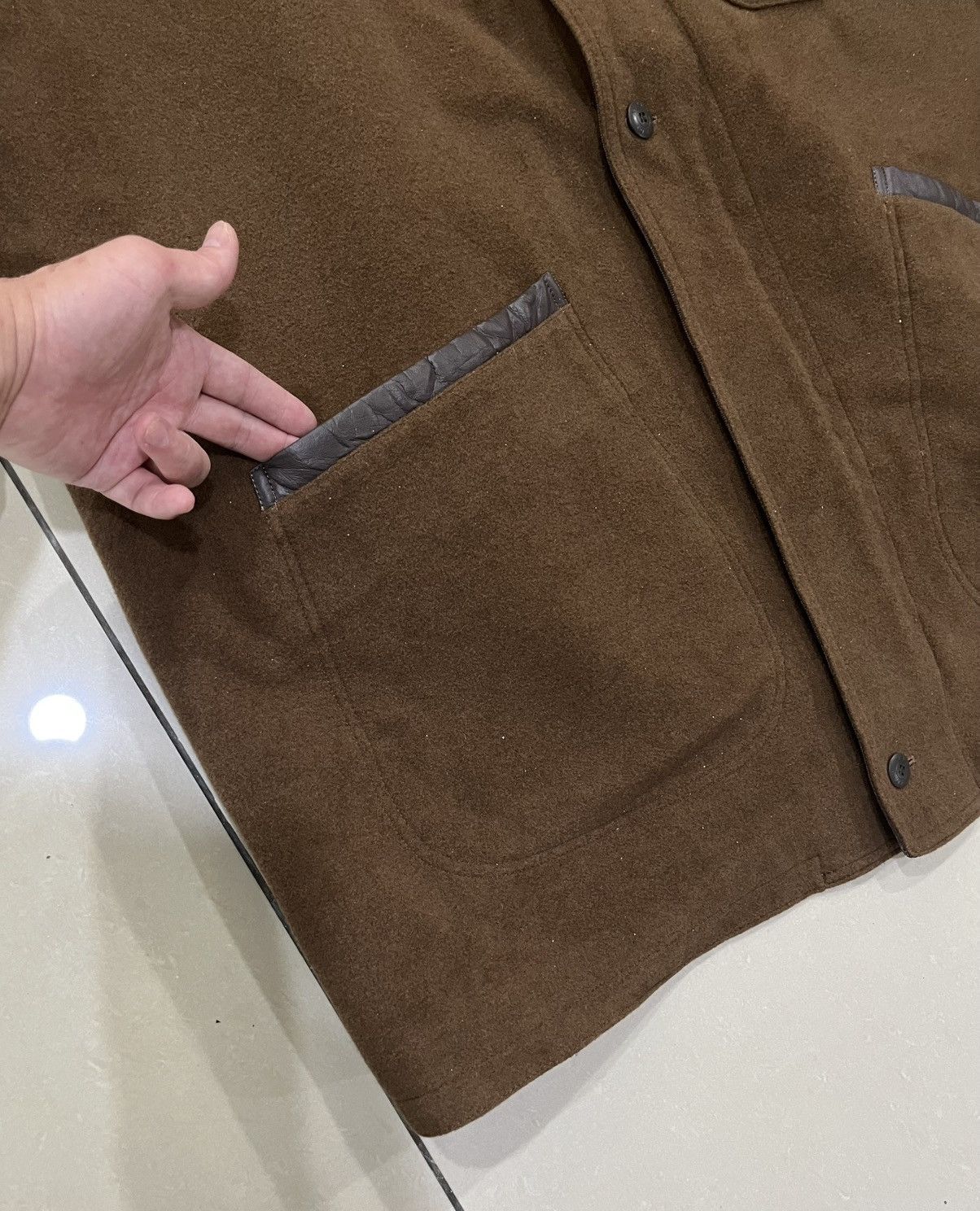 Hardy Amies Vtg Hardy Amies Dog Embroidered Wool Oversized Coat Jacket Size US XXL / EU 58 / 5 - 8 Thumbnail