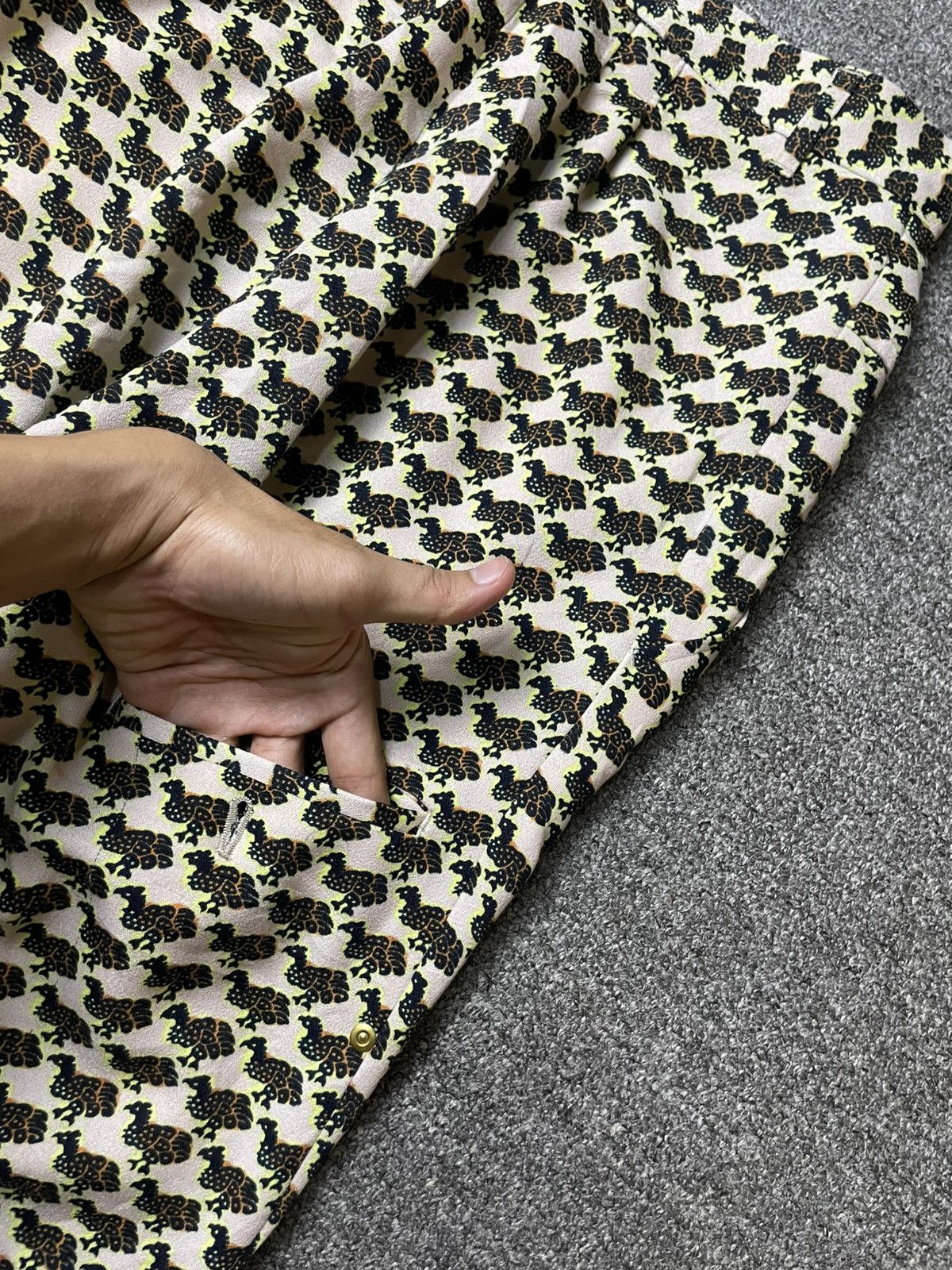 Issey Miyake Mercibeaucoup x Issey Miyake Fashion Printed Pants (111) Size US 26 / EU 42 - 14 Thumbnail