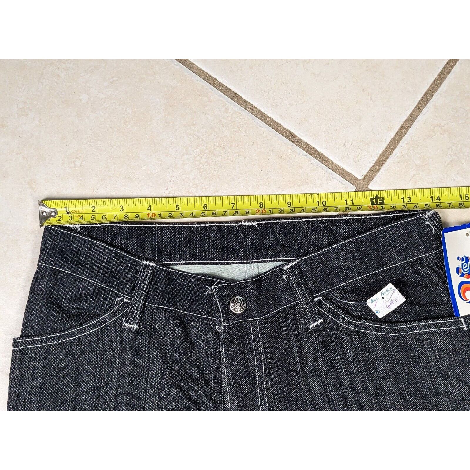 Levi's Vtg NWT 60s Levis Jeans Big E White Tab Flare Boot Cut Pants Size 28" / US 6 / IT 42 - 9 Thumbnail