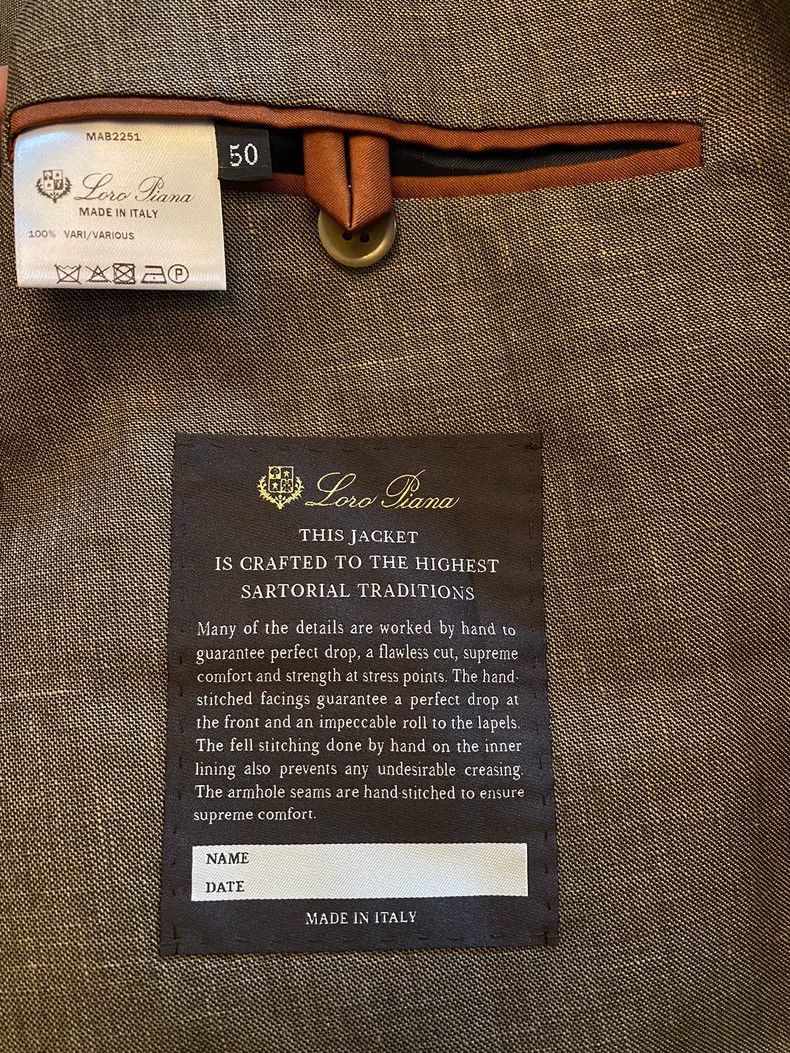 Loro Piana LORO PIANA suit jacket Size 50L - 7 Thumbnail
